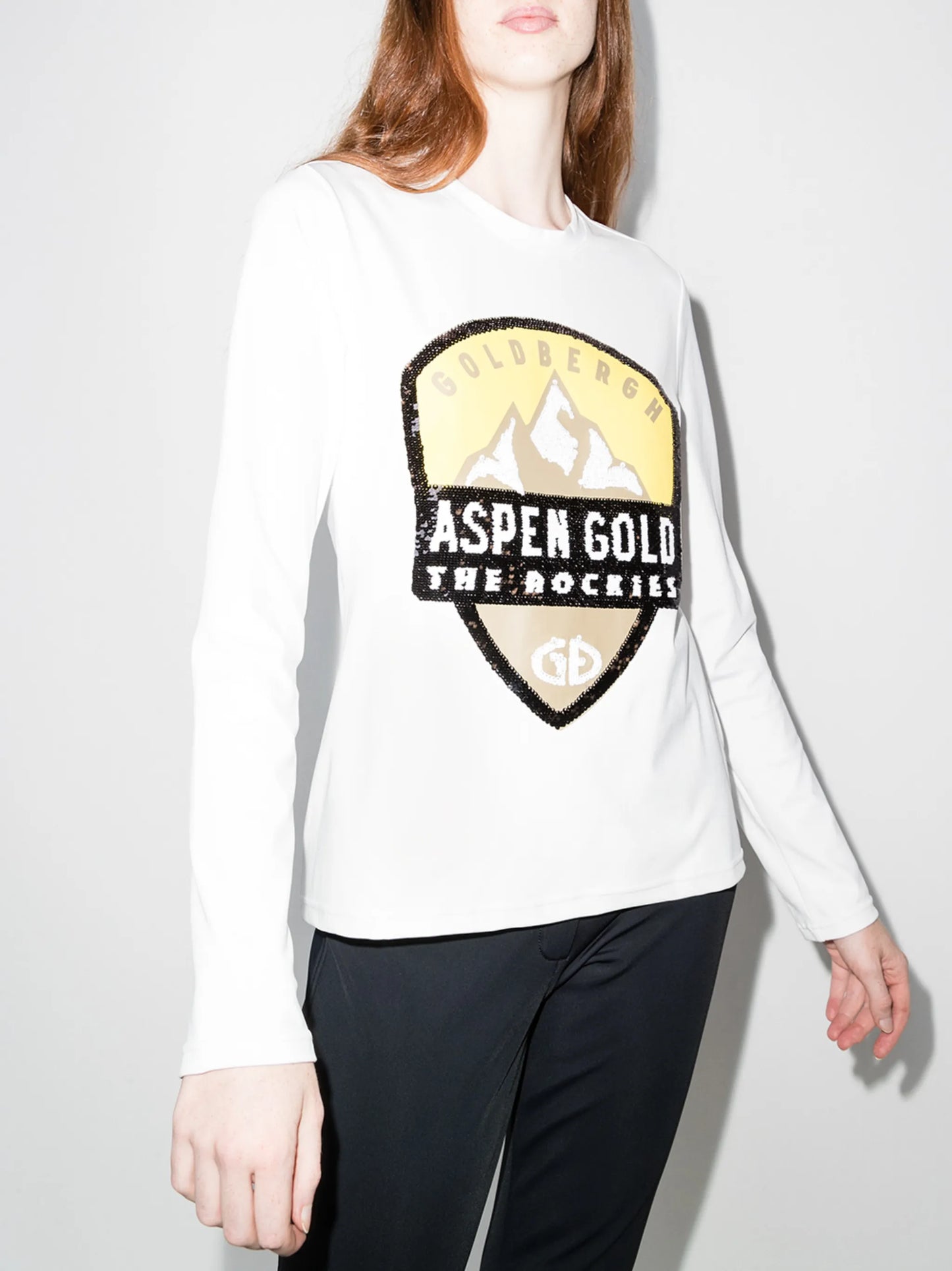 Aspen Gold sequinned jersey