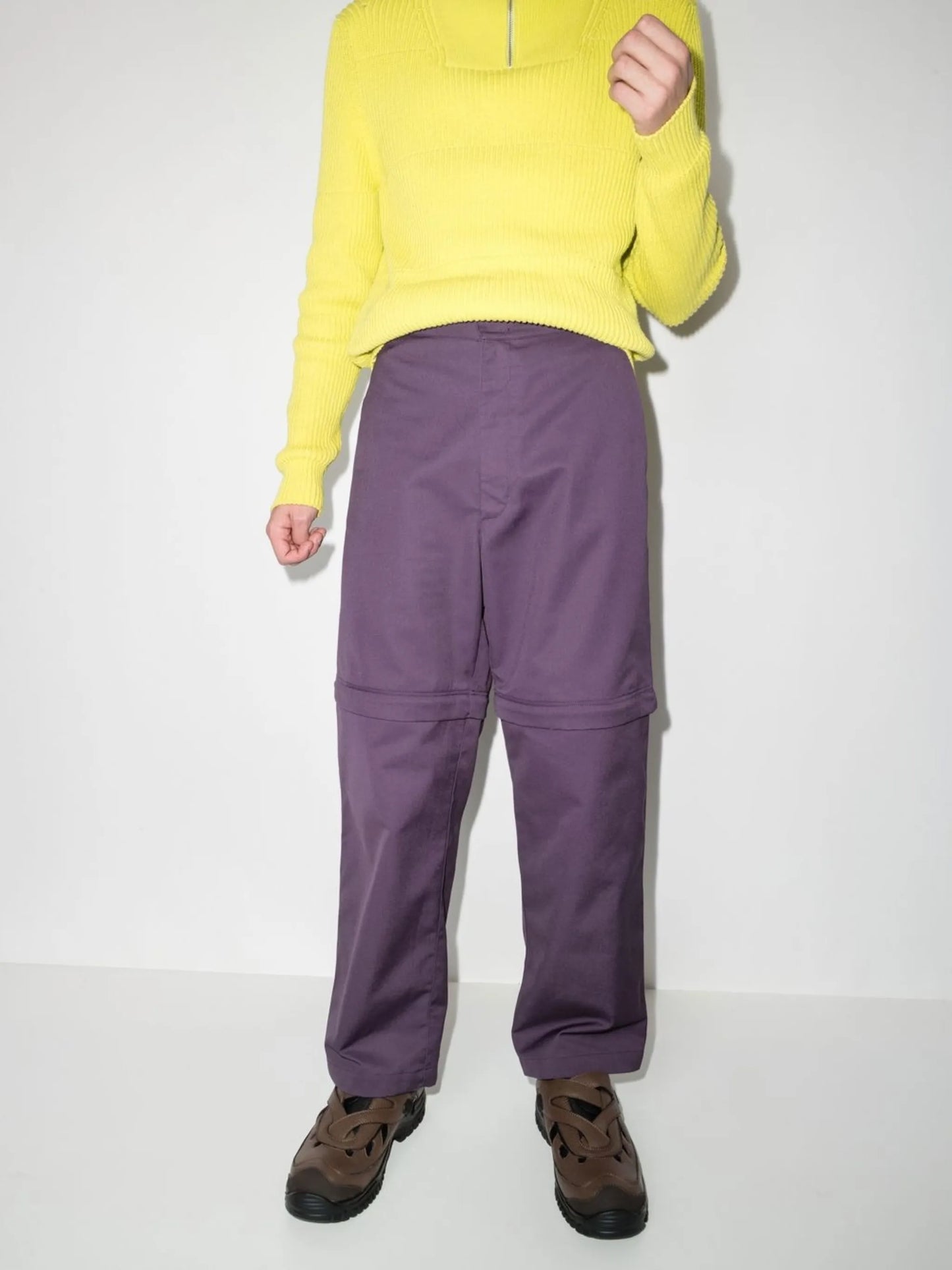 detachable loose-fit trousers