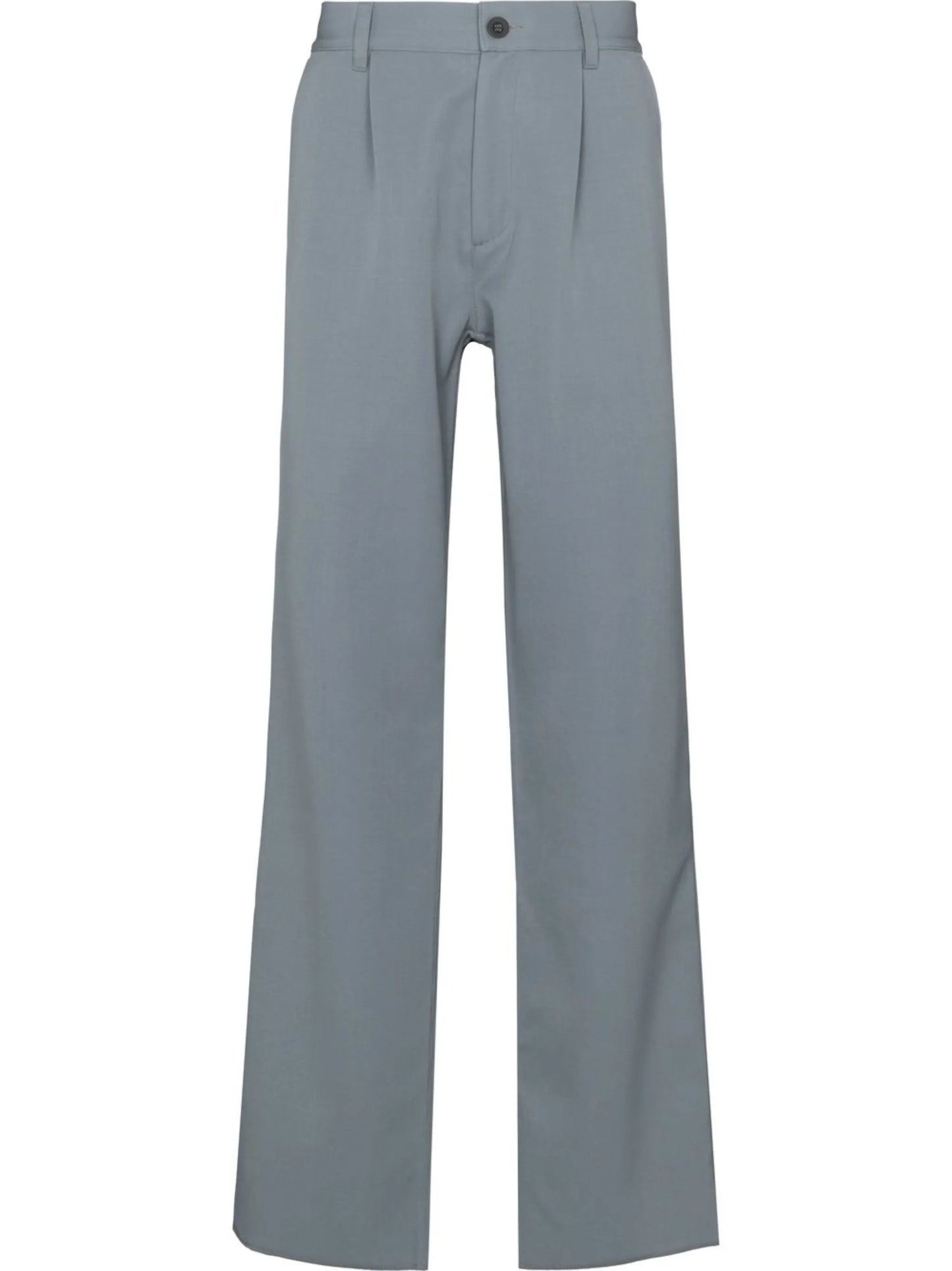 straight-leg tailored trousers