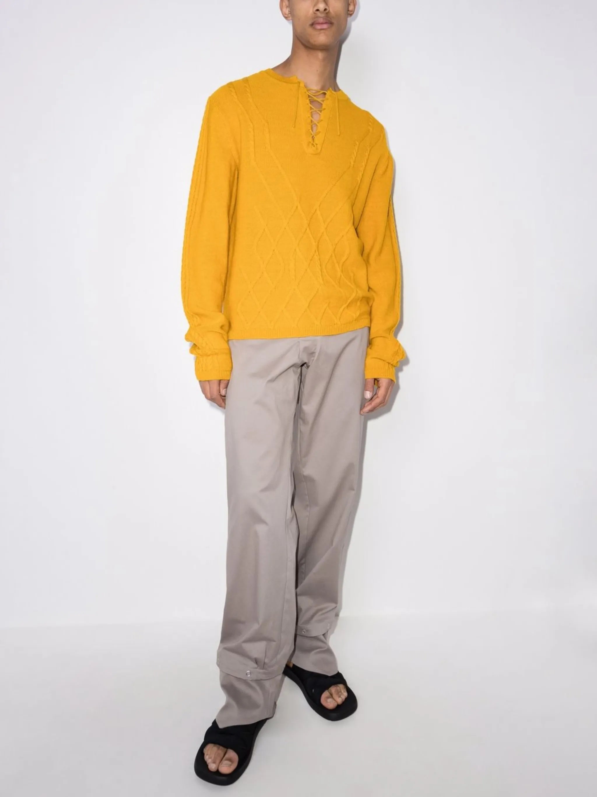 Itten cable knit jumper