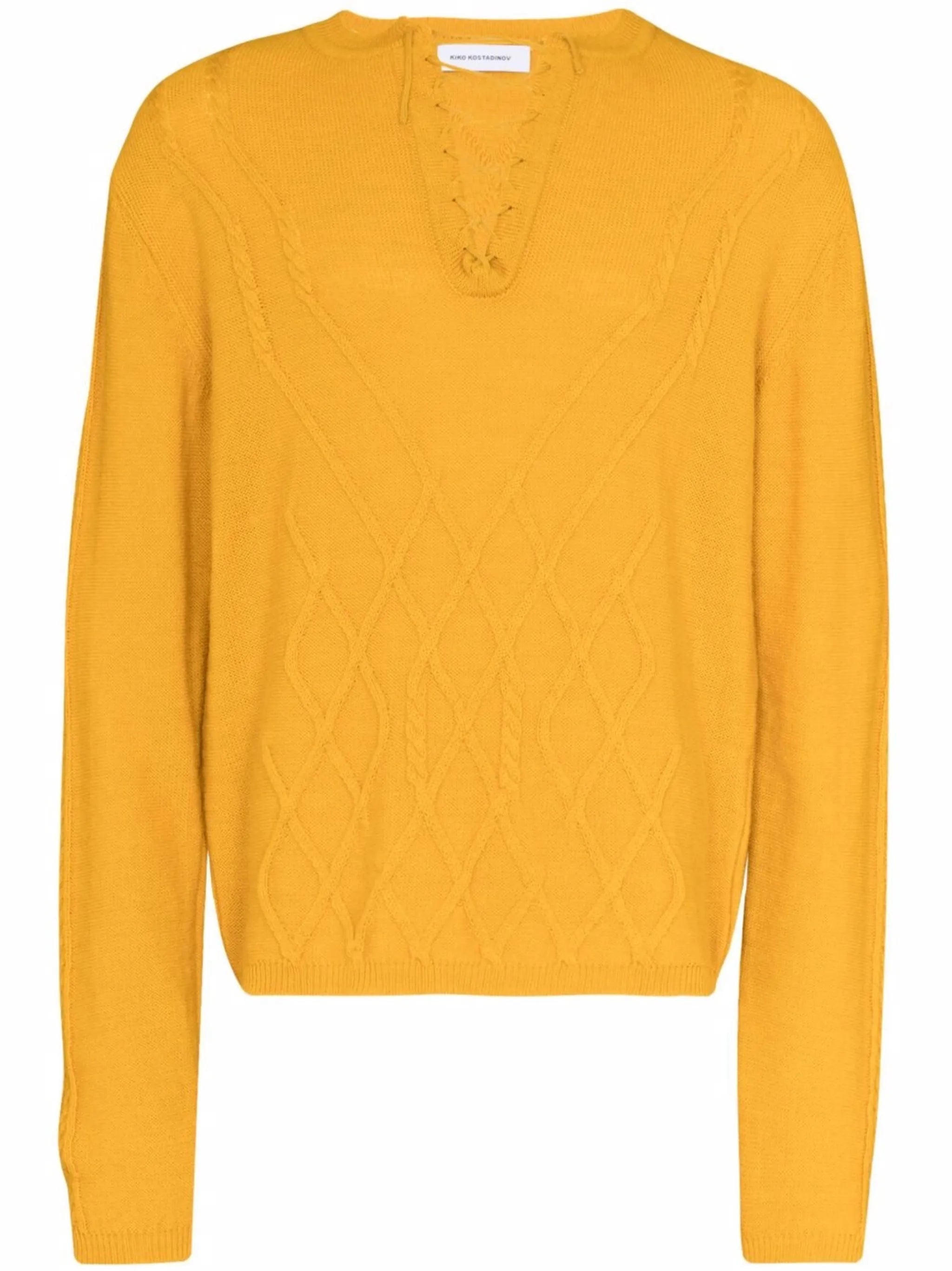Itten cable knit jumper