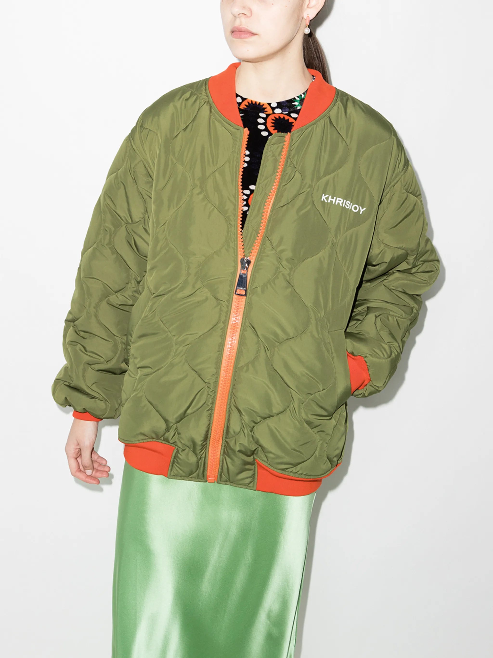 quilted bomber jacket