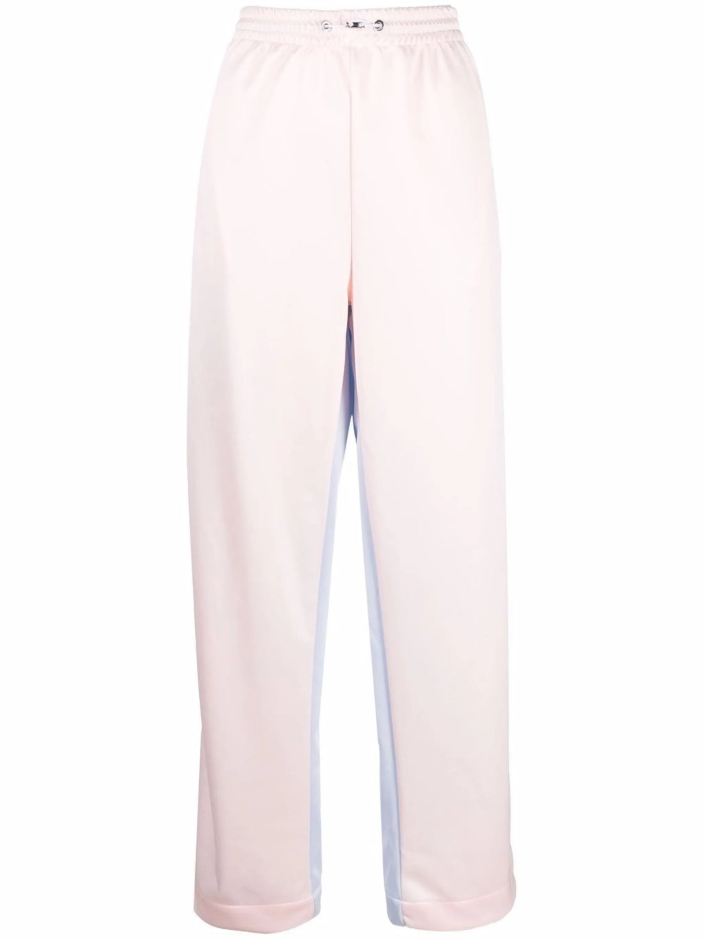 contrasting panel-detail trousers
