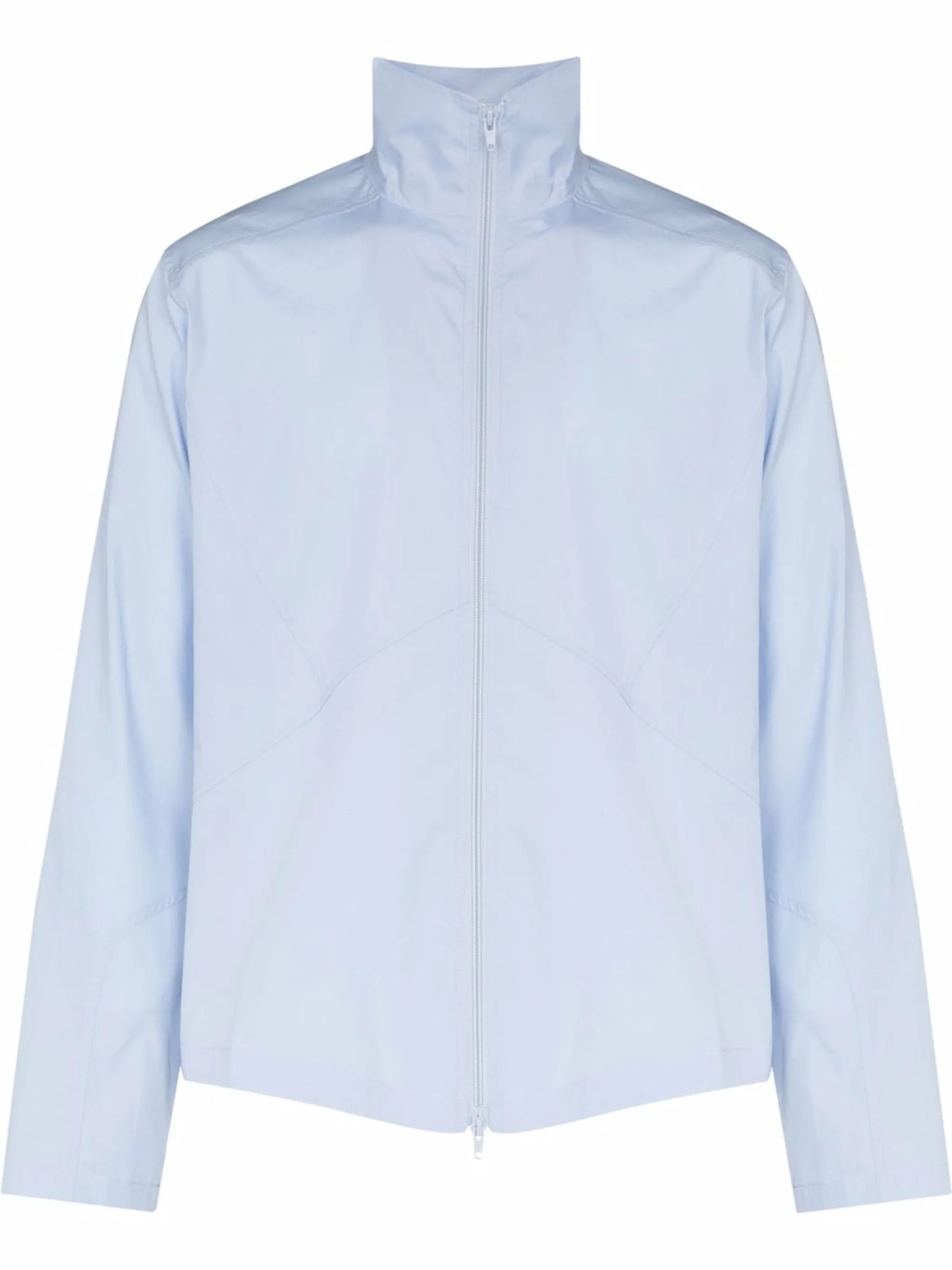 Skeleton zip-up cotton shirt