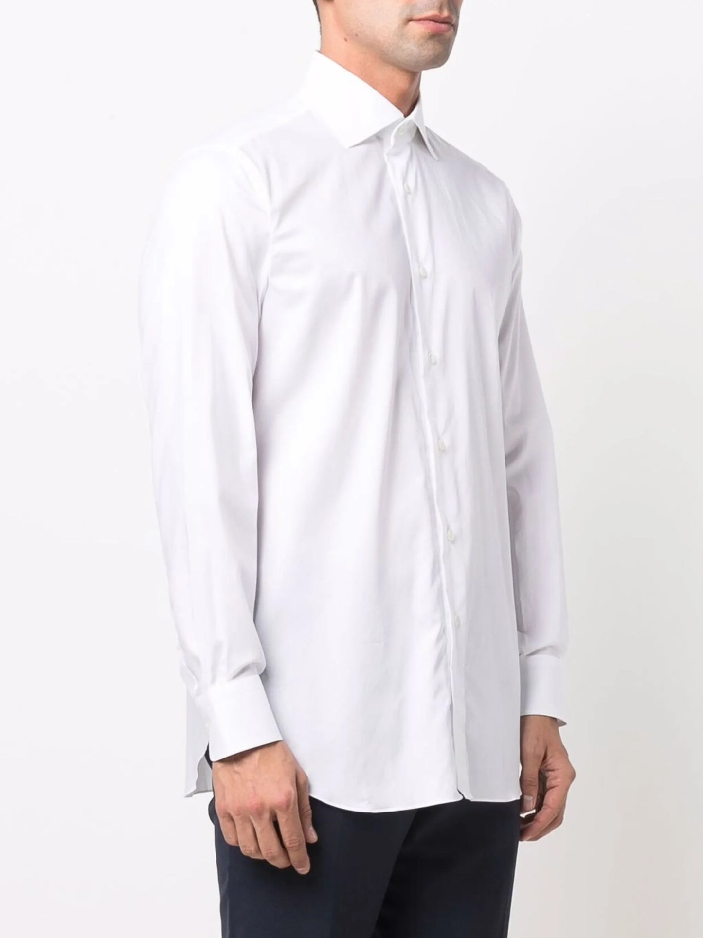 button-down fitted shirt