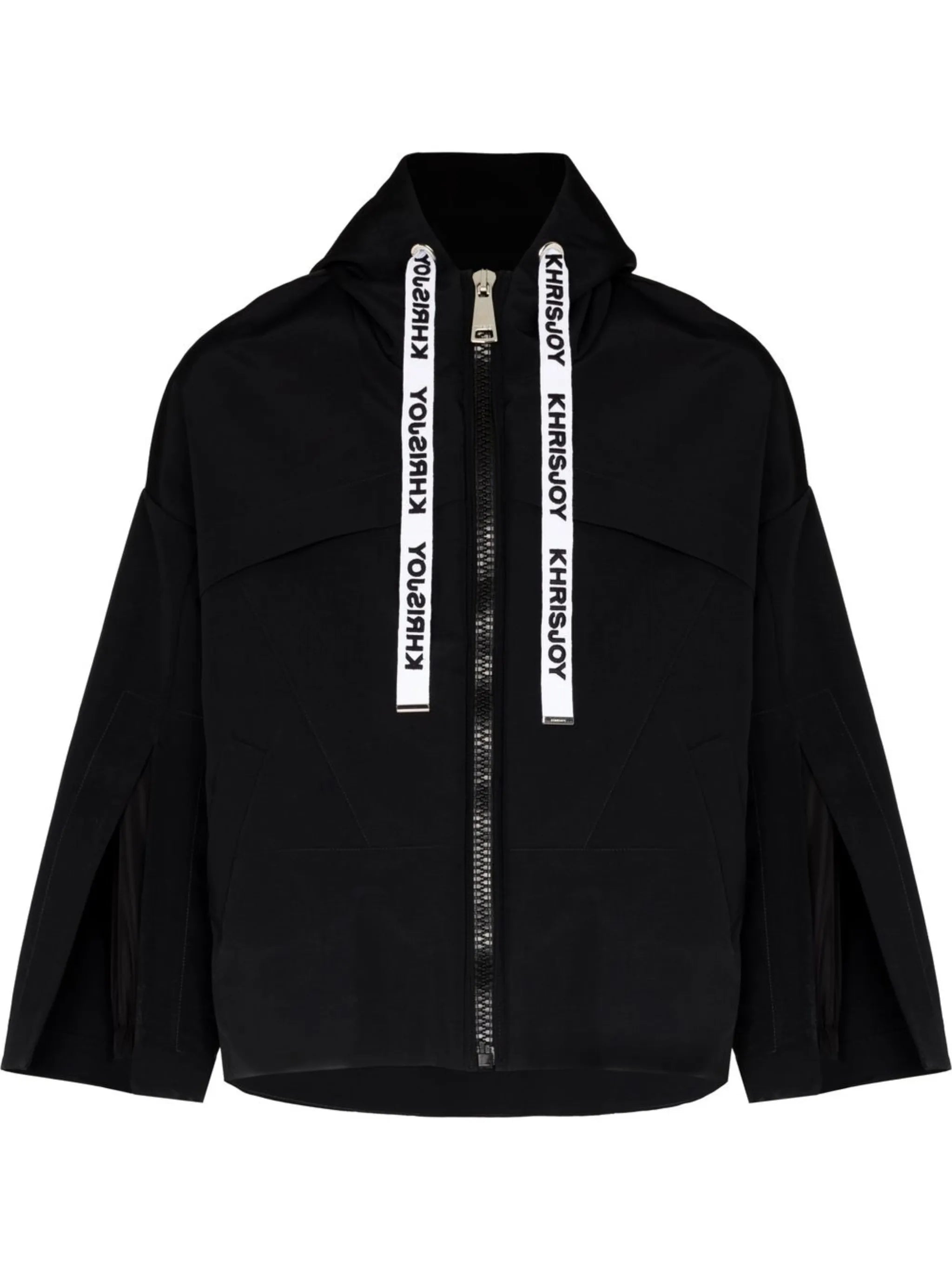 hooded shell jacket