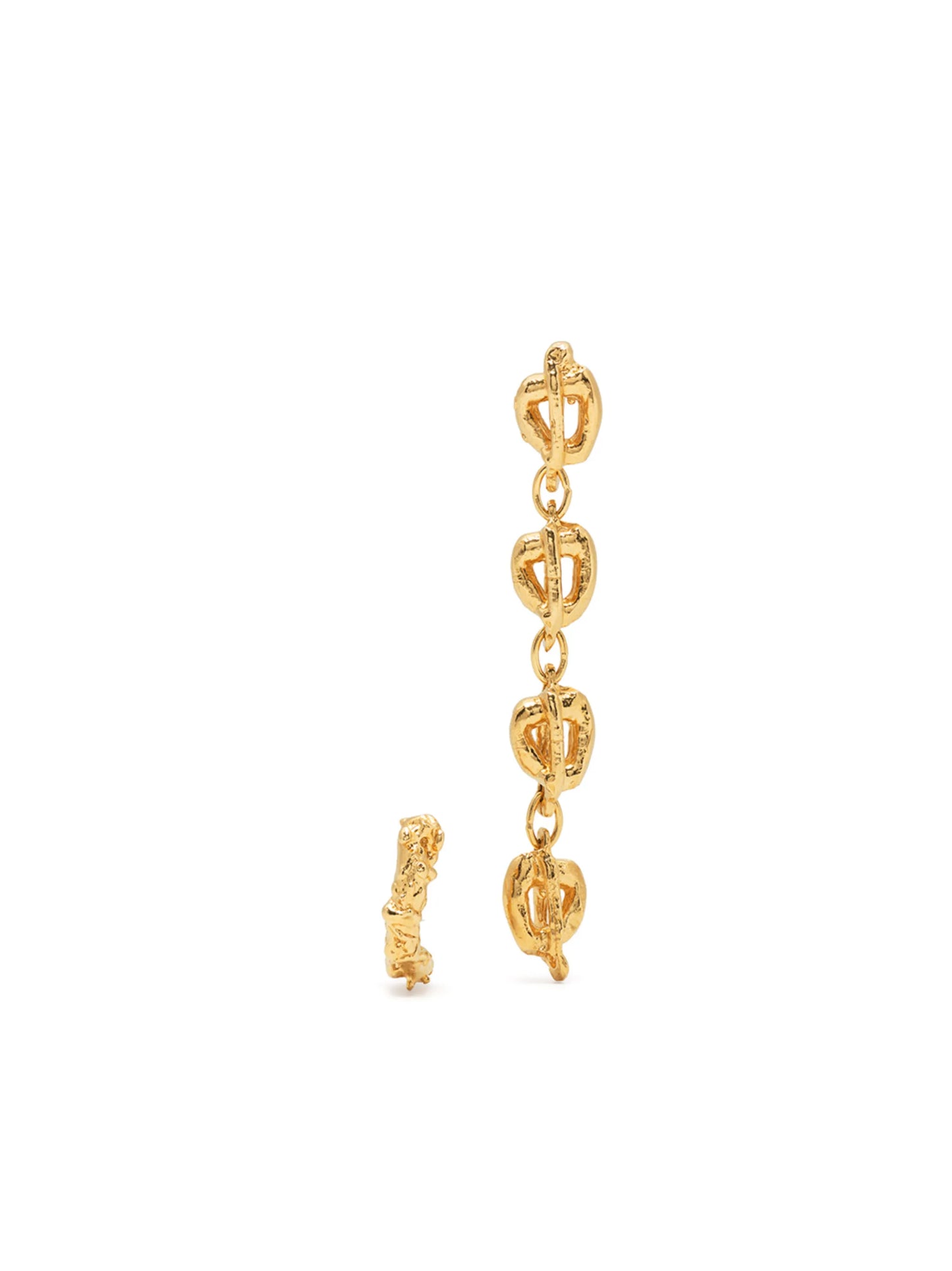 chain-link detail earrings