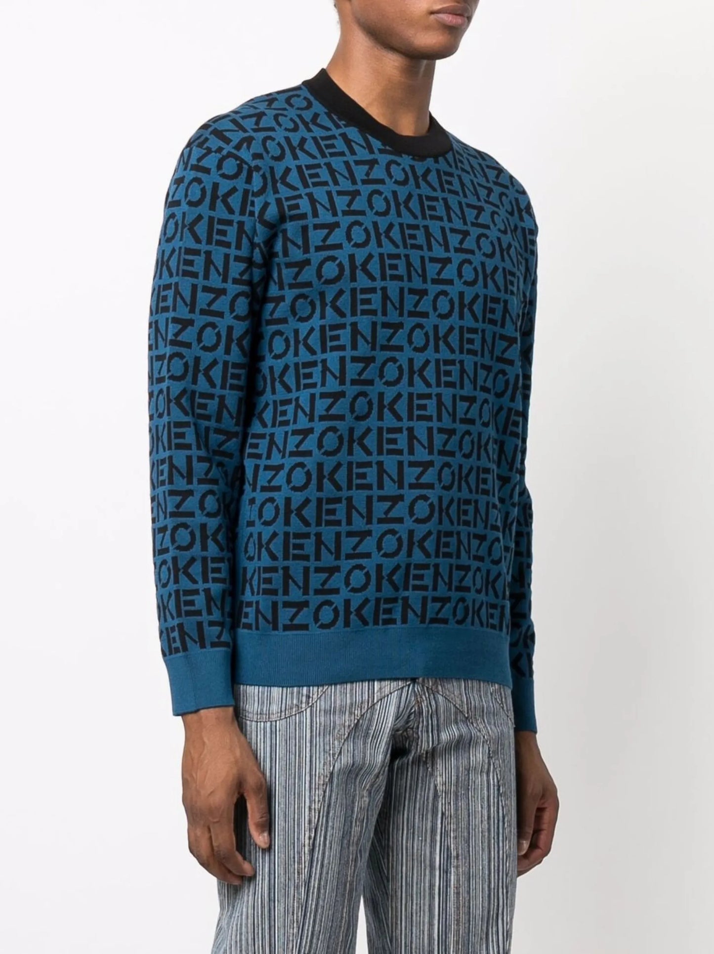 monogram jacquard jumper