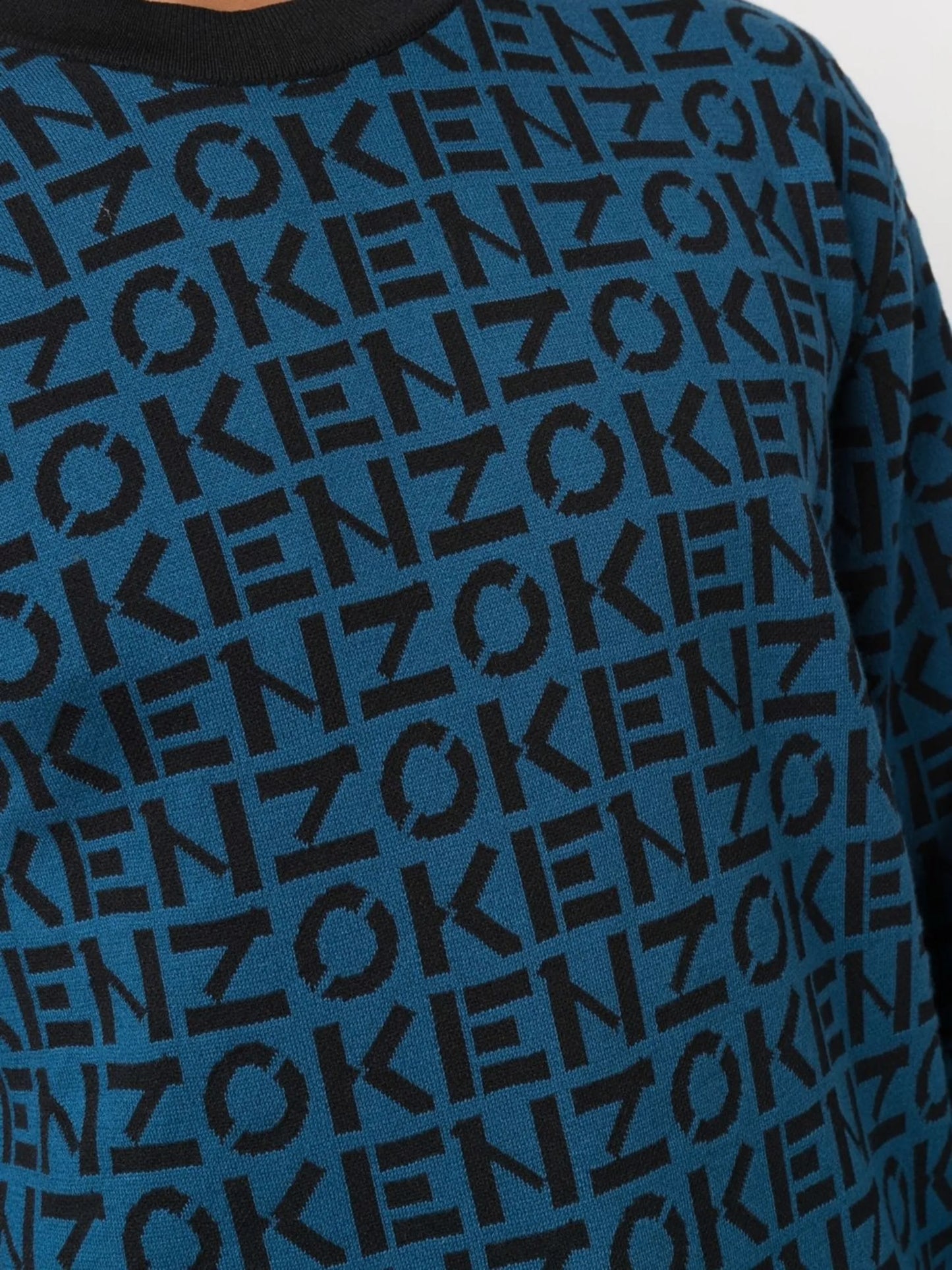 monogram jacquard jumper