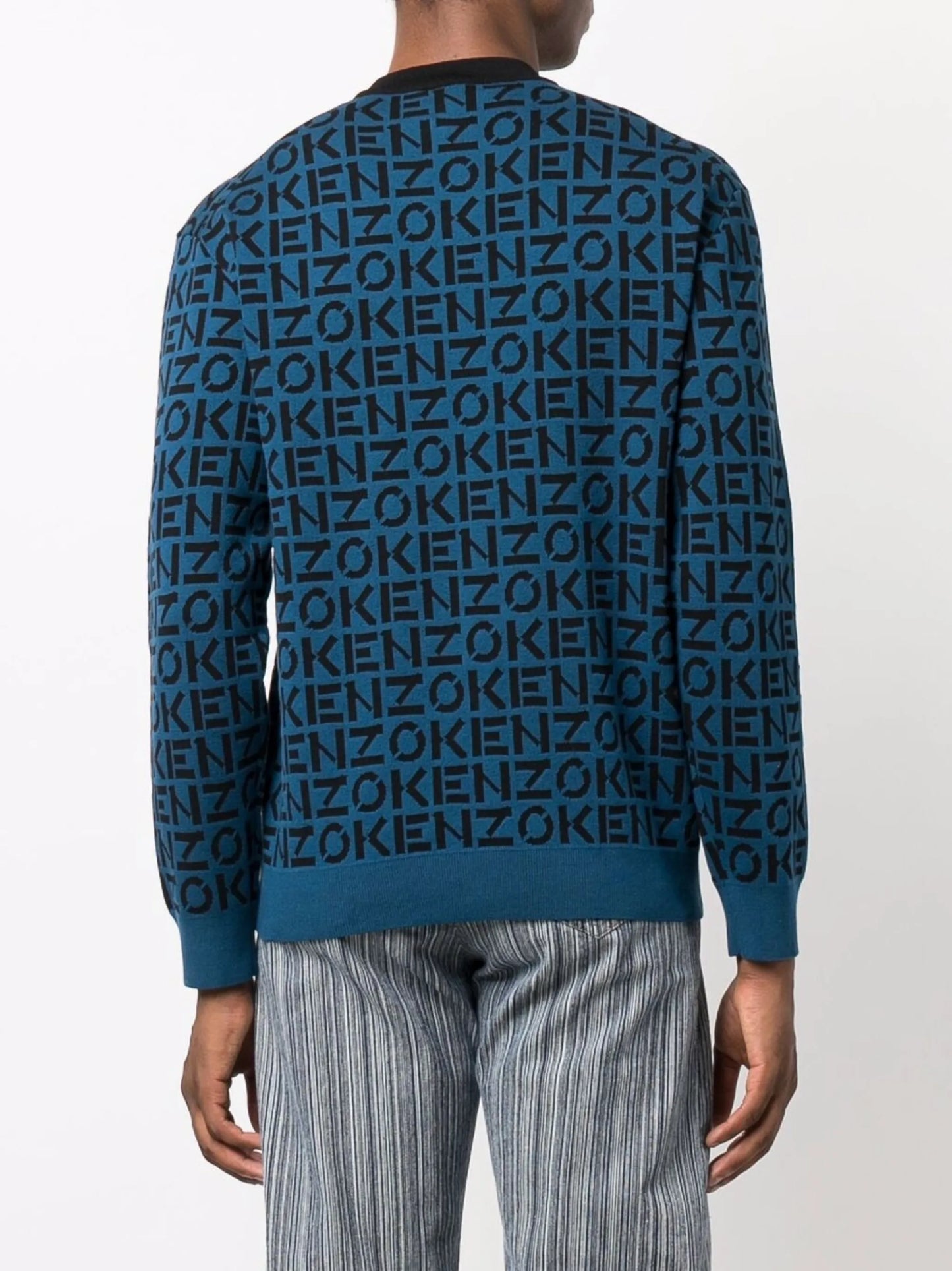 monogram jacquard jumper