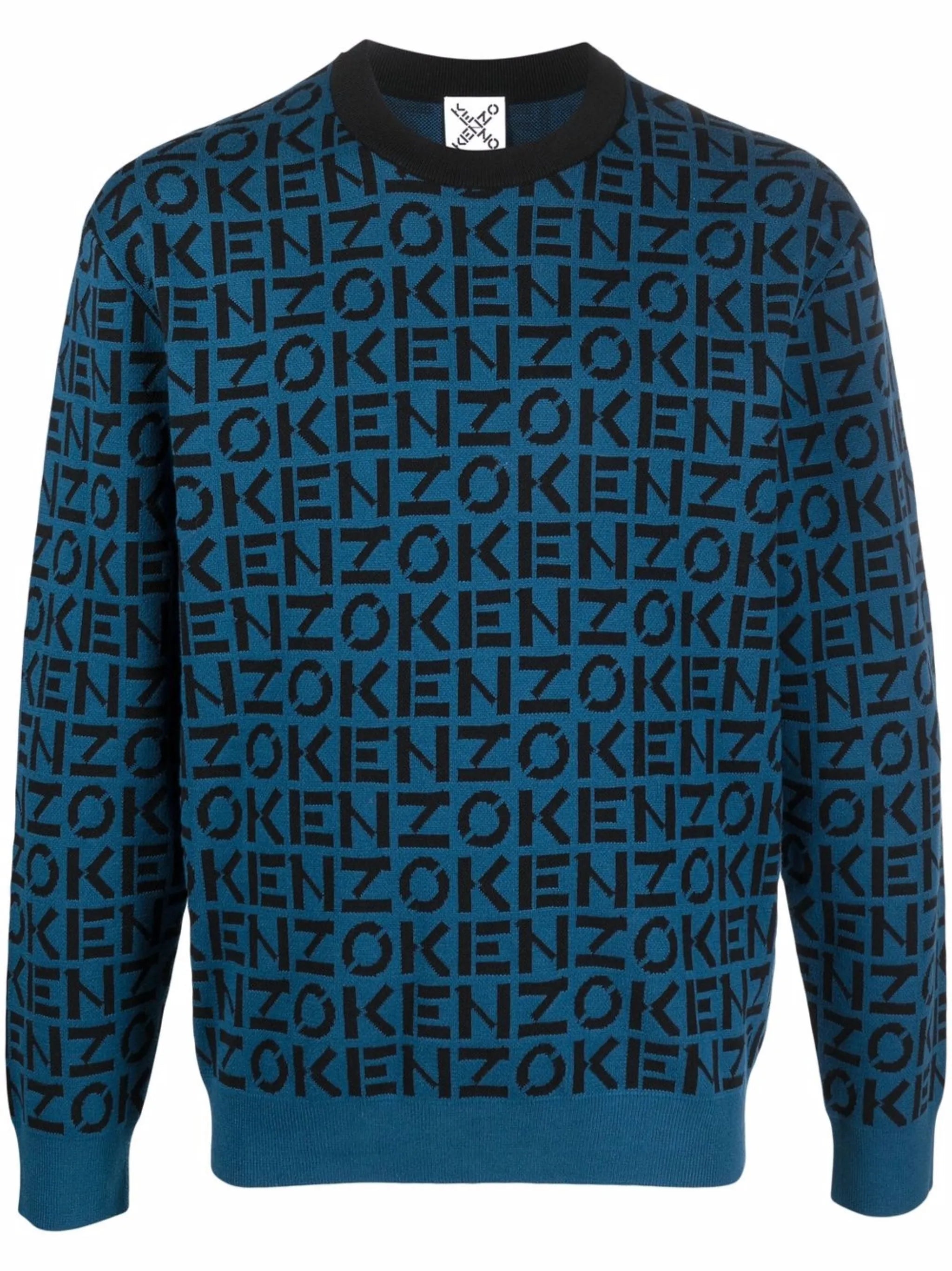 monogram jacquard jumper