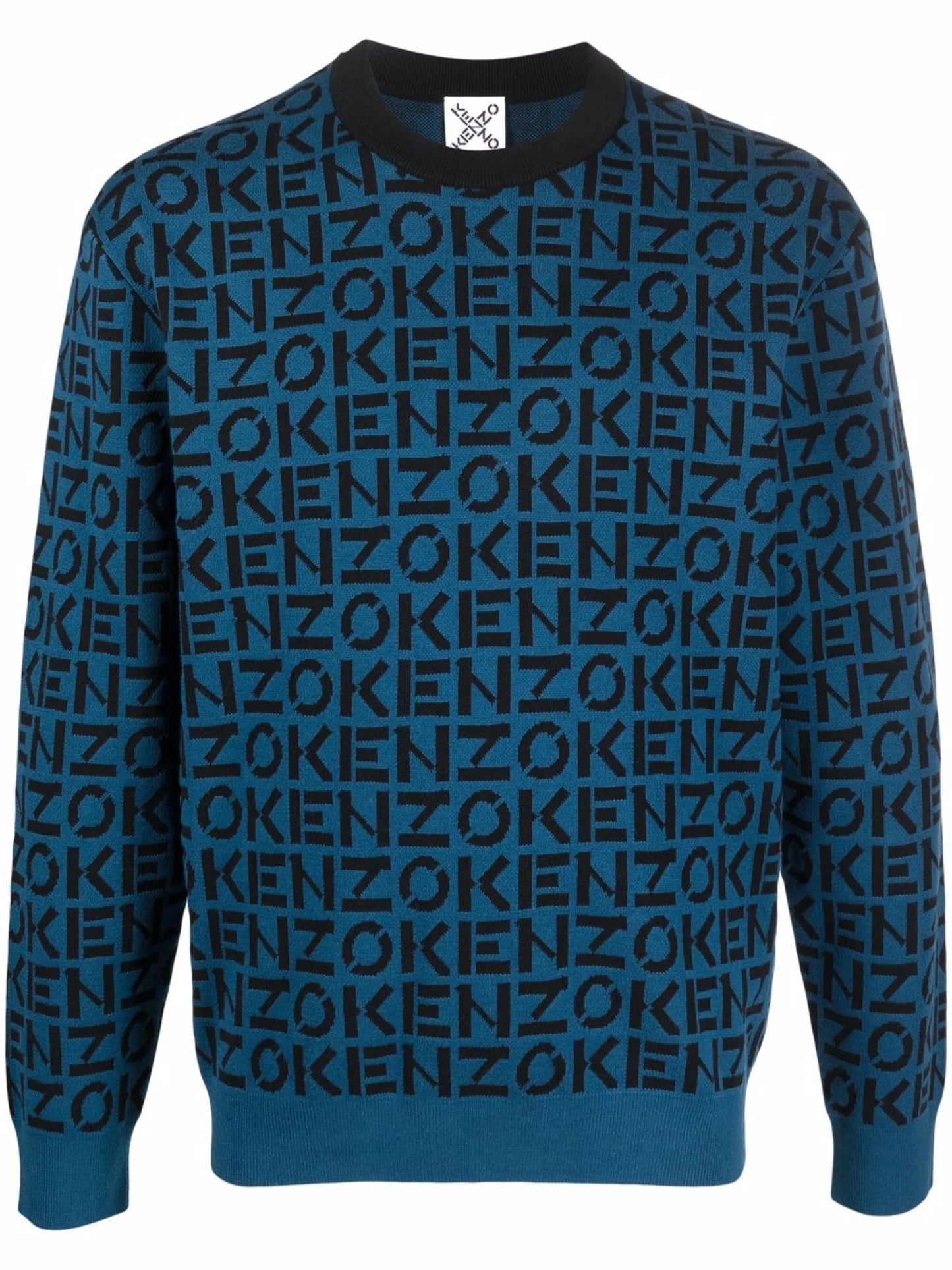 monogram jacquard jumper