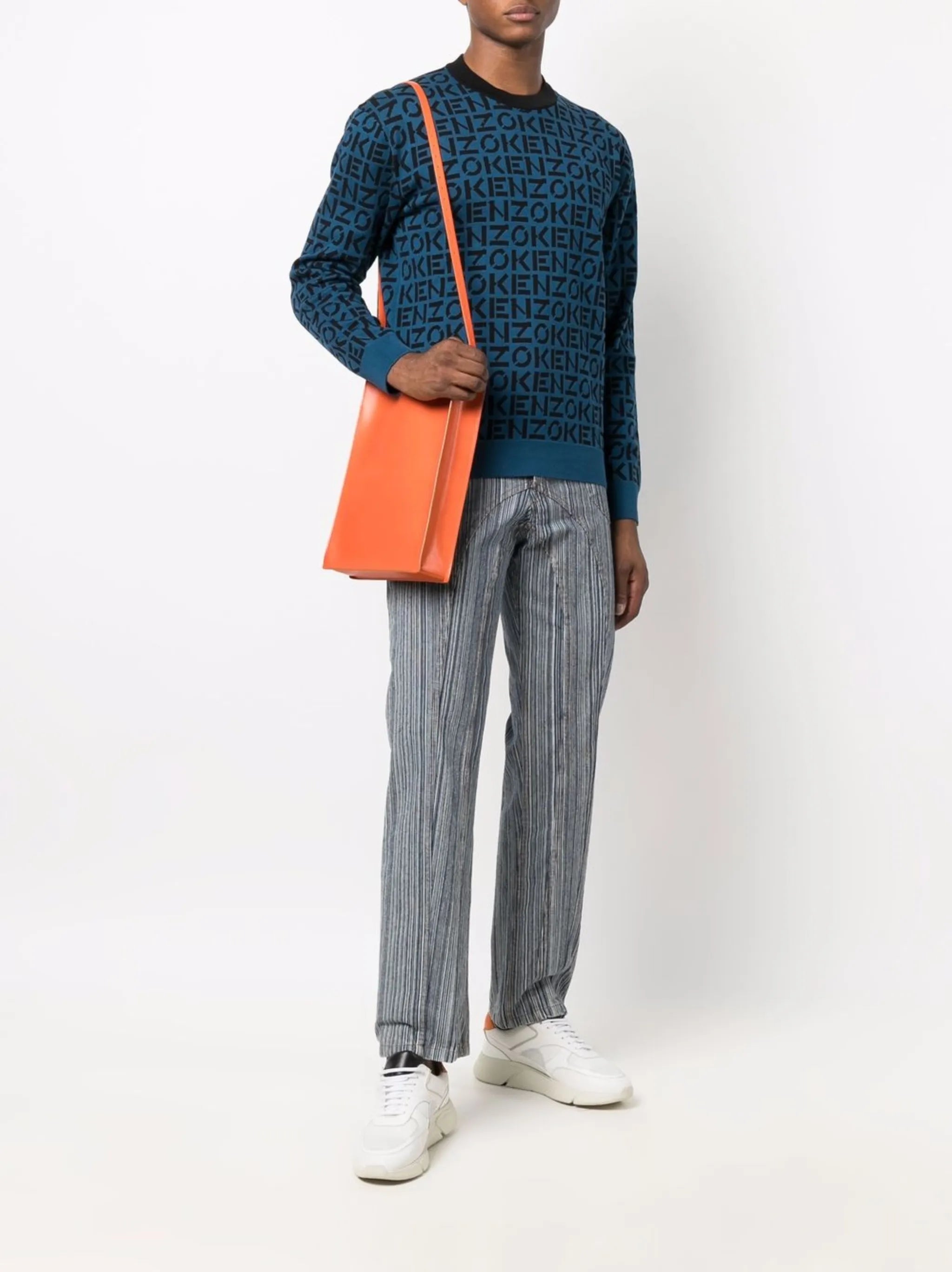monogram jacquard jumper