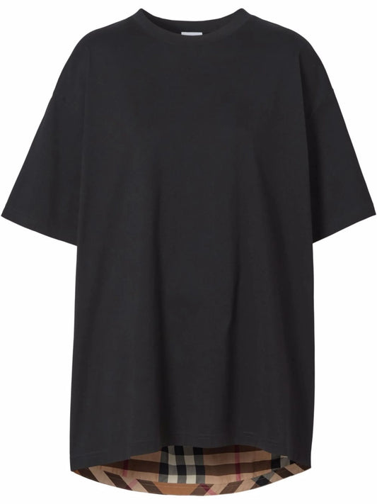 check-panel T-shirt