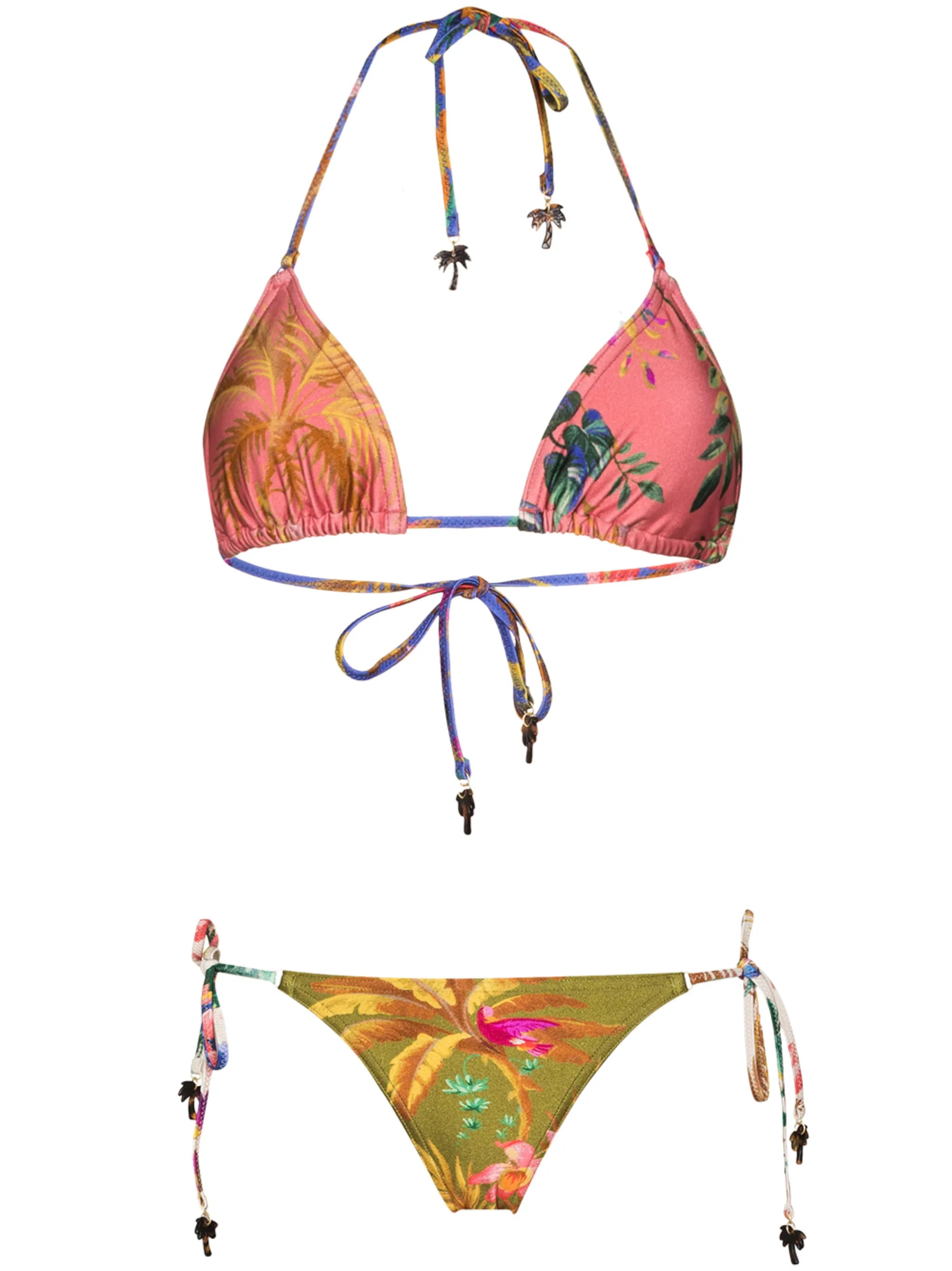 Mini Tri Tropicana-print bikini