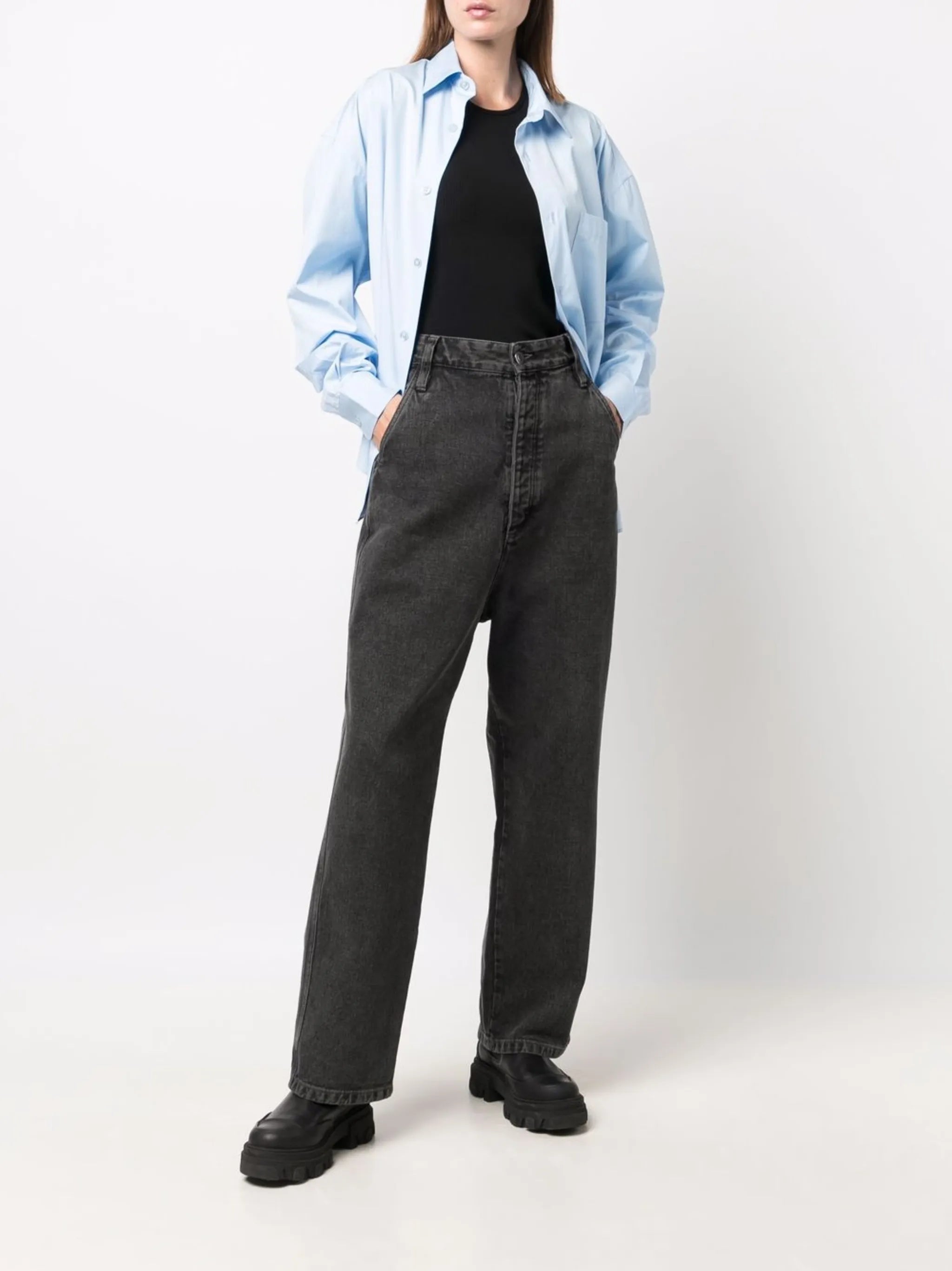 wide-leg jeans