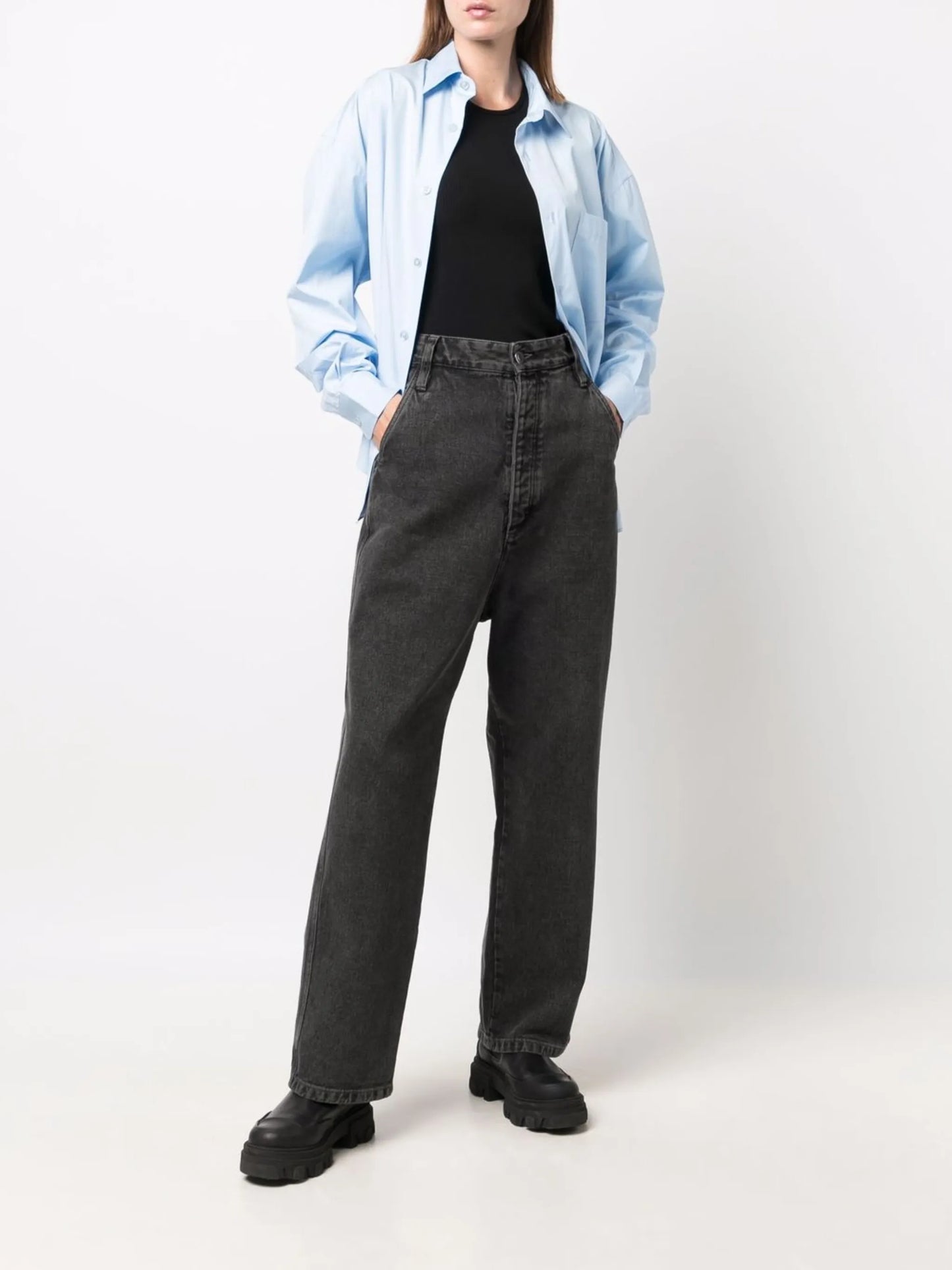 wide-leg jeans