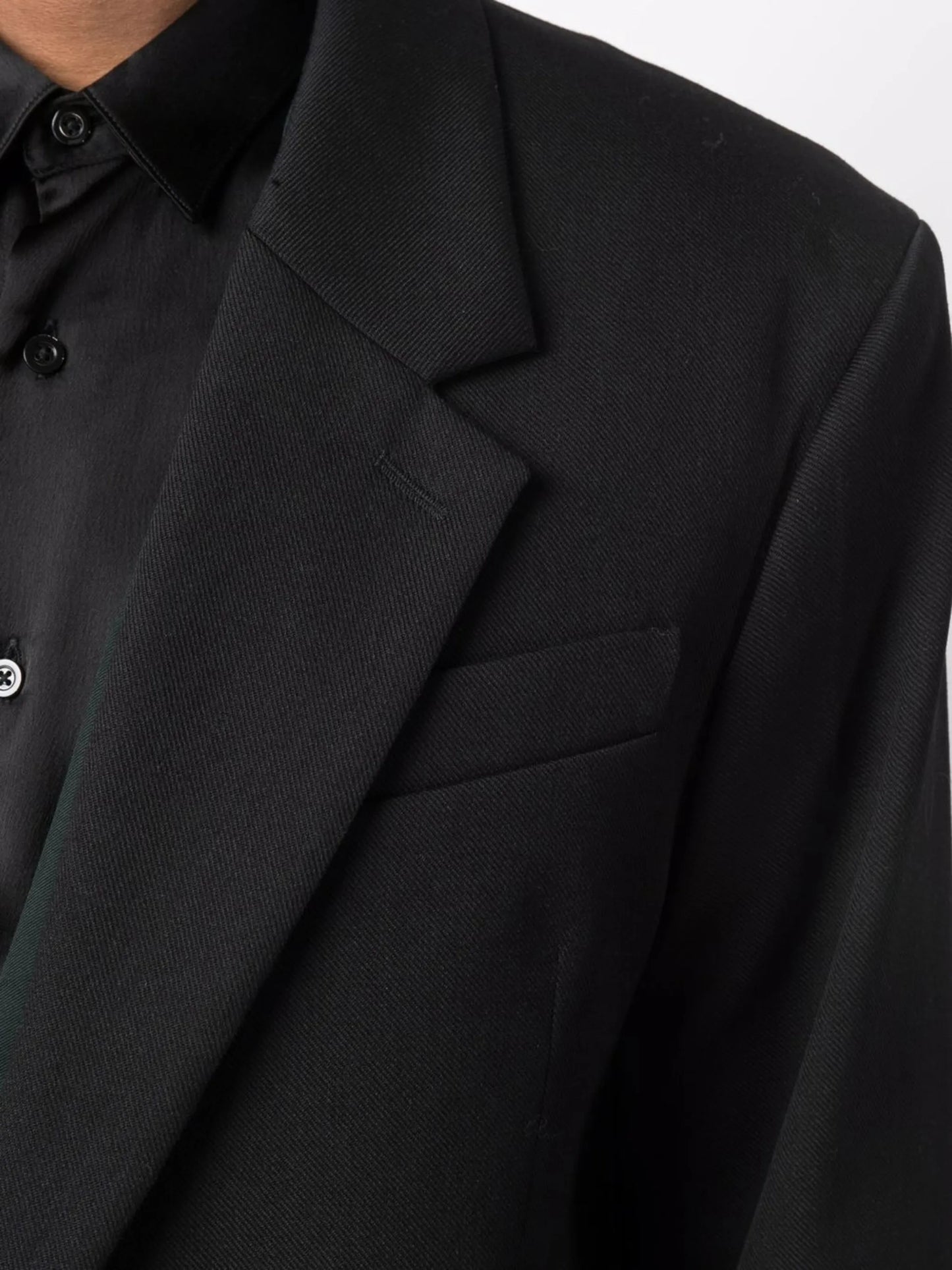 single-breasted overcoat