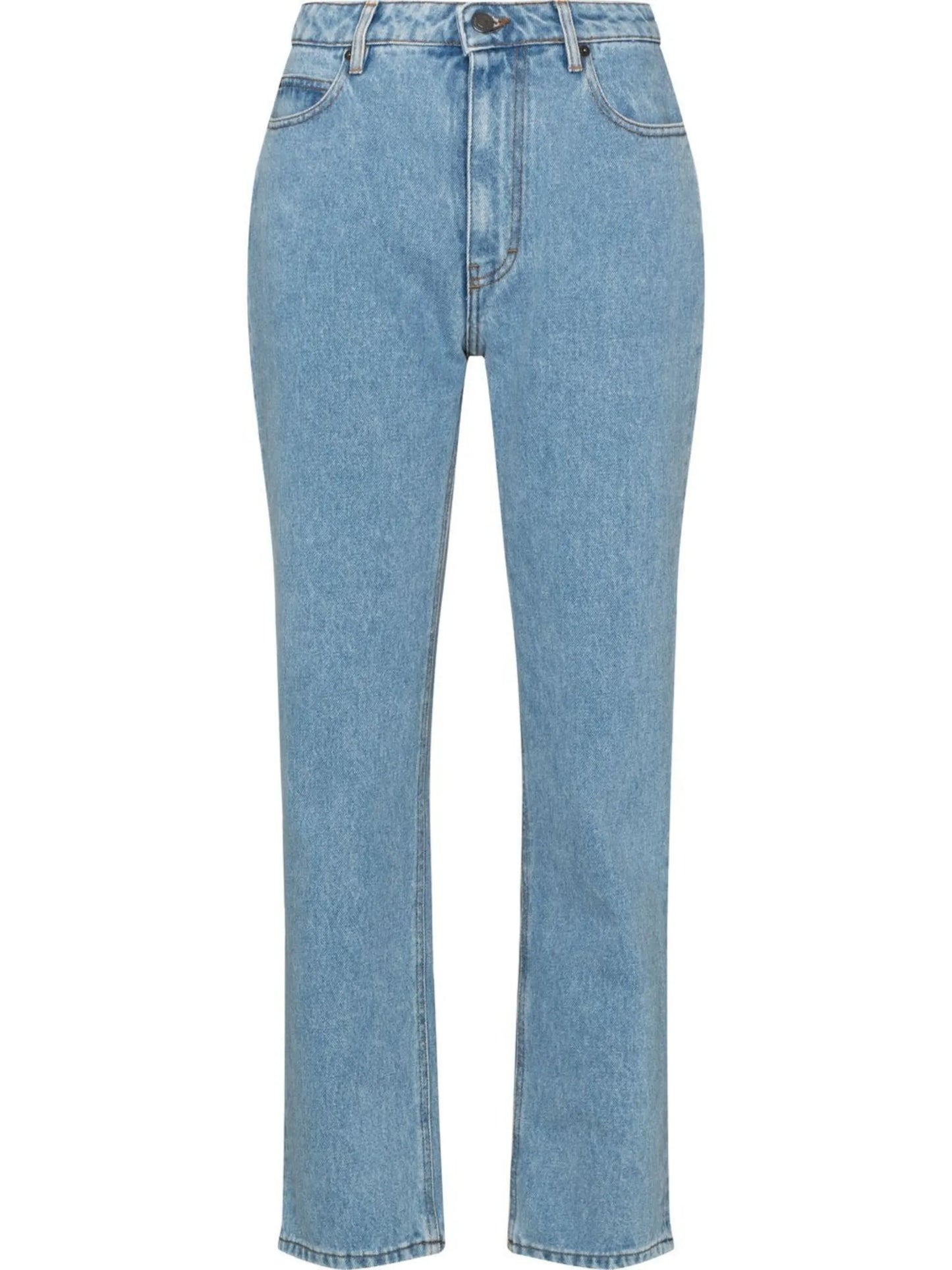 logo-patch denim jeans