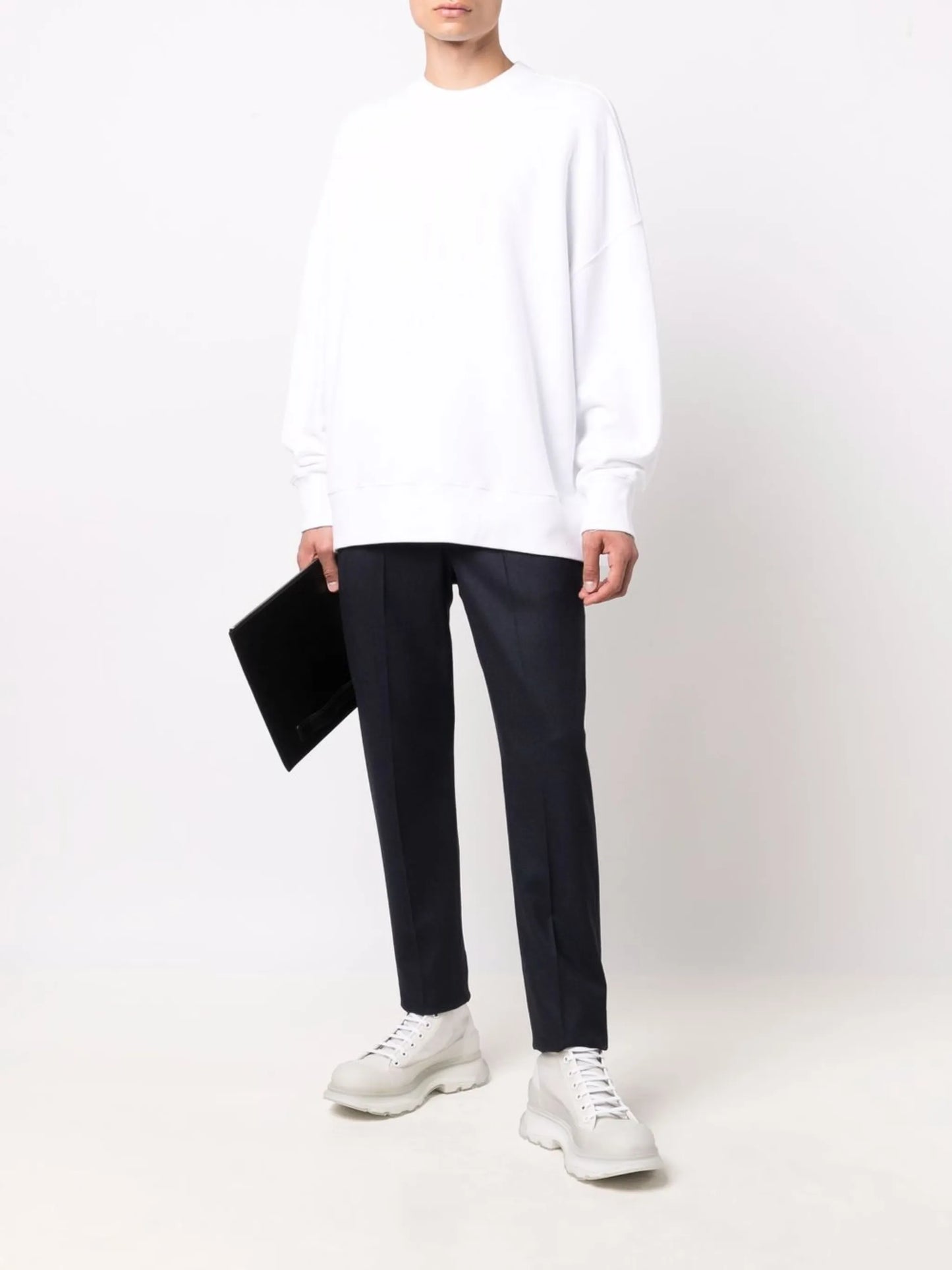 logo-print cotton sweatshirt