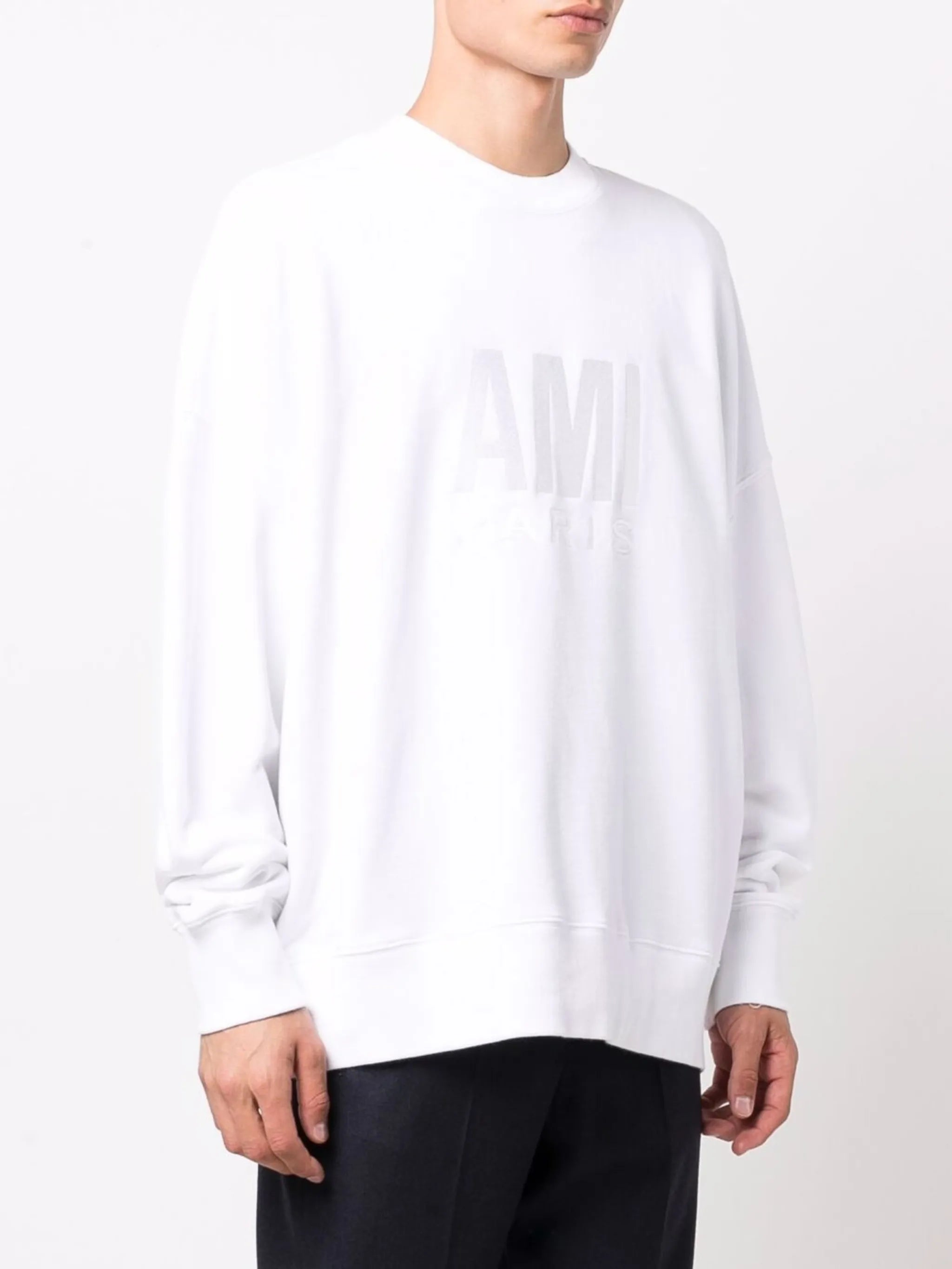 logo-print cotton sweatshirt