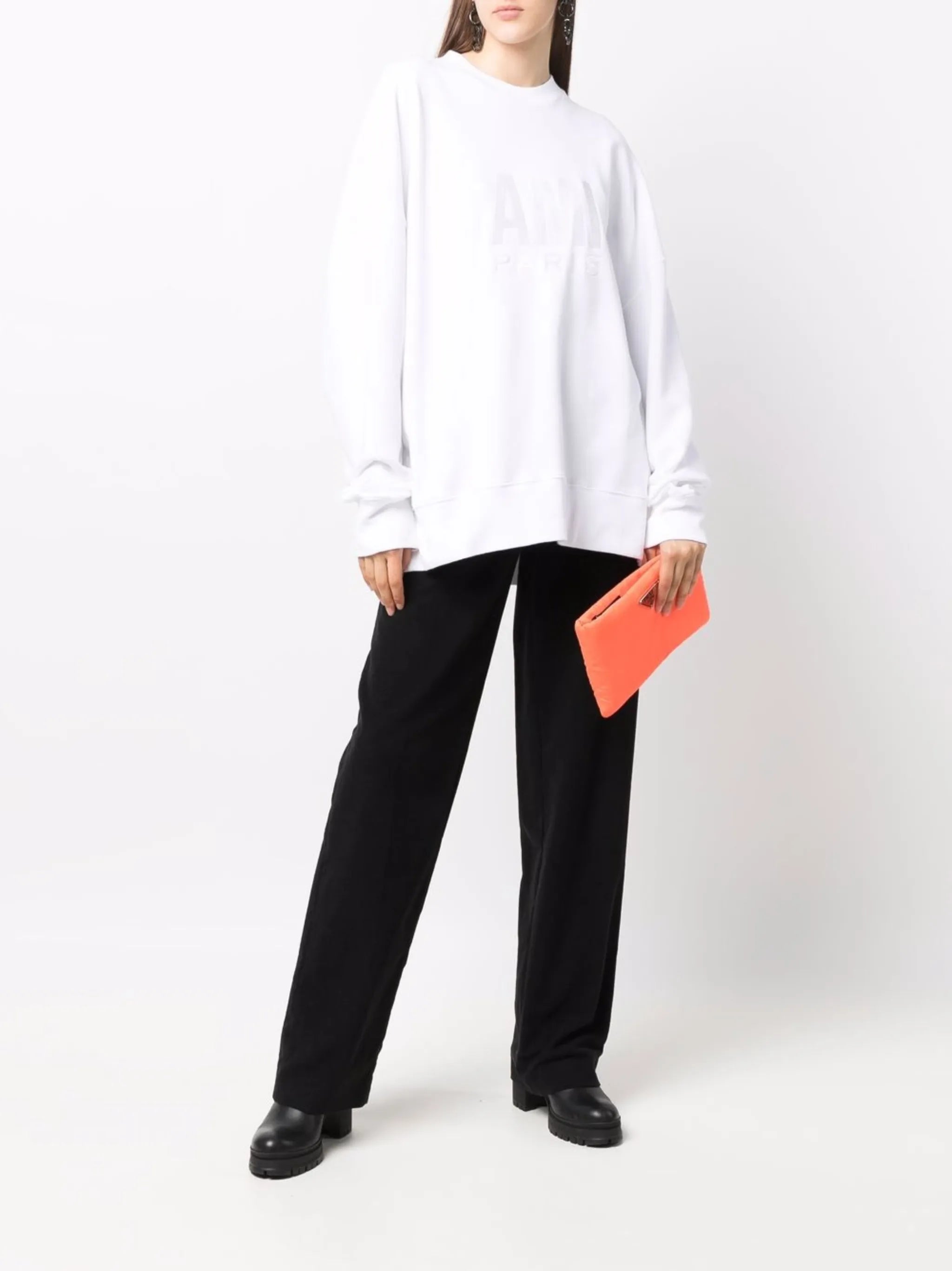 logo-print cotton sweatshirt