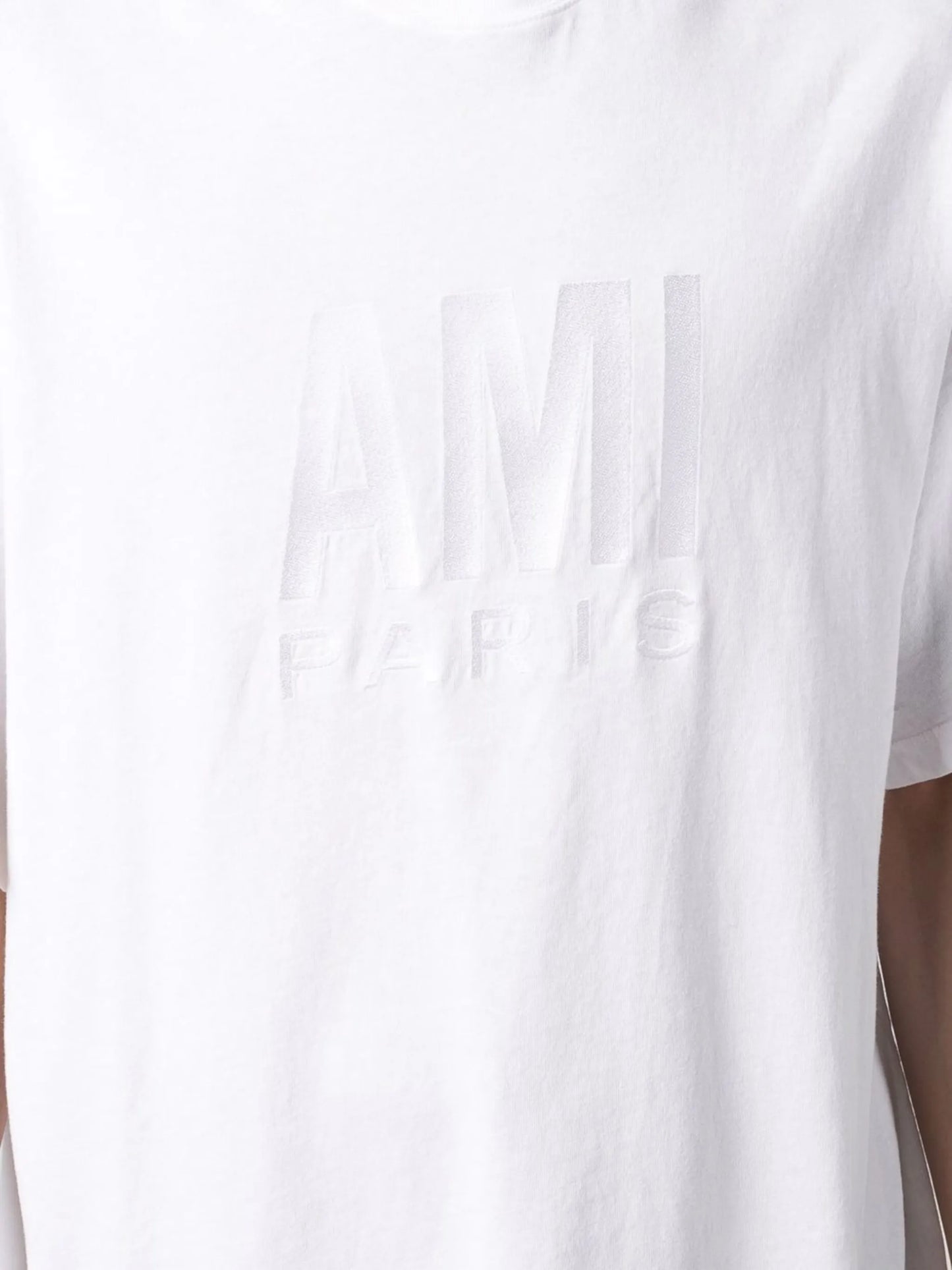 embroidered-logo organic cotton T-shirt