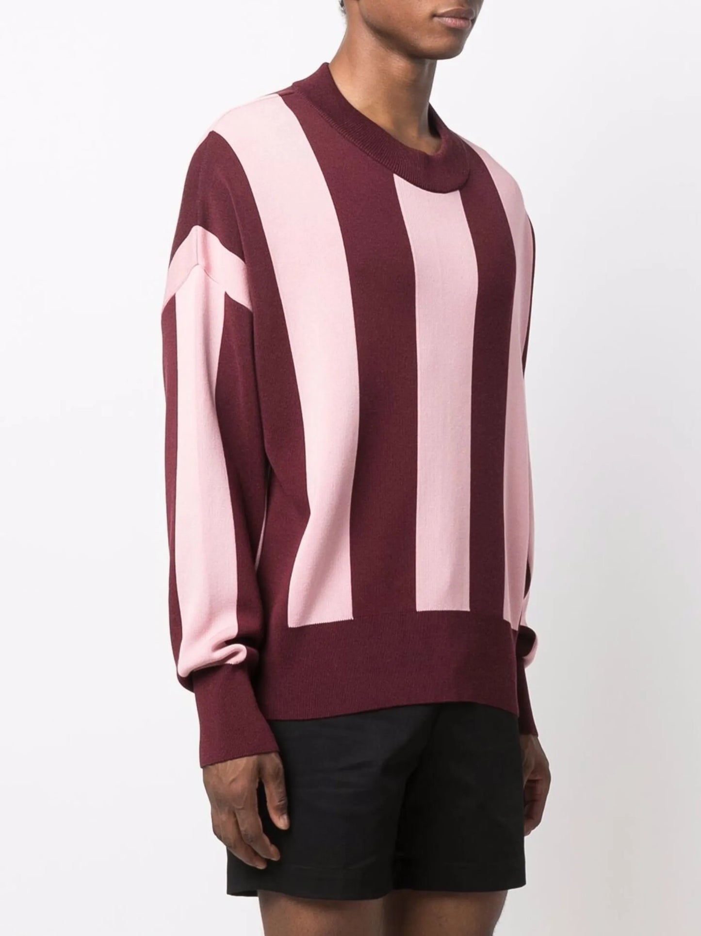 striped knitted jumper