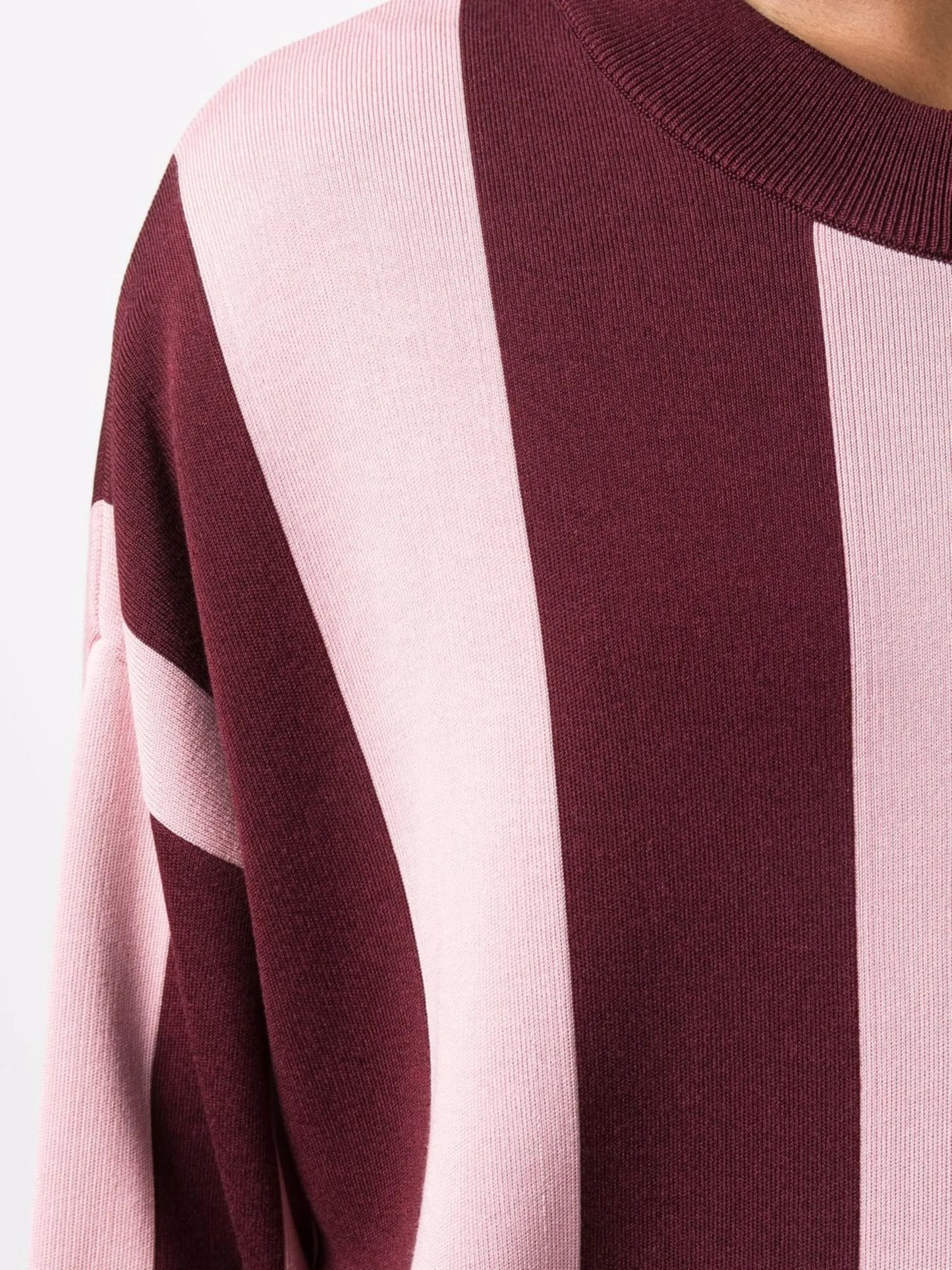 striped knitted jumper