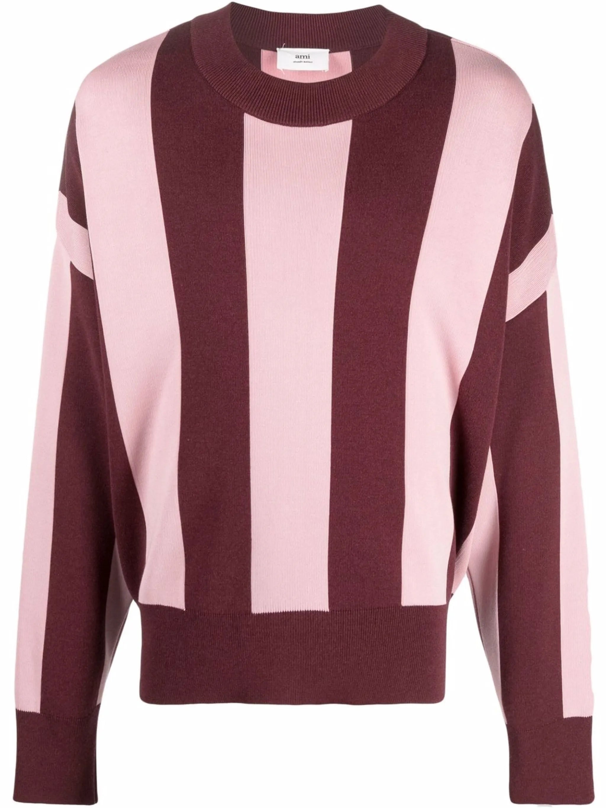 striped knitted jumper