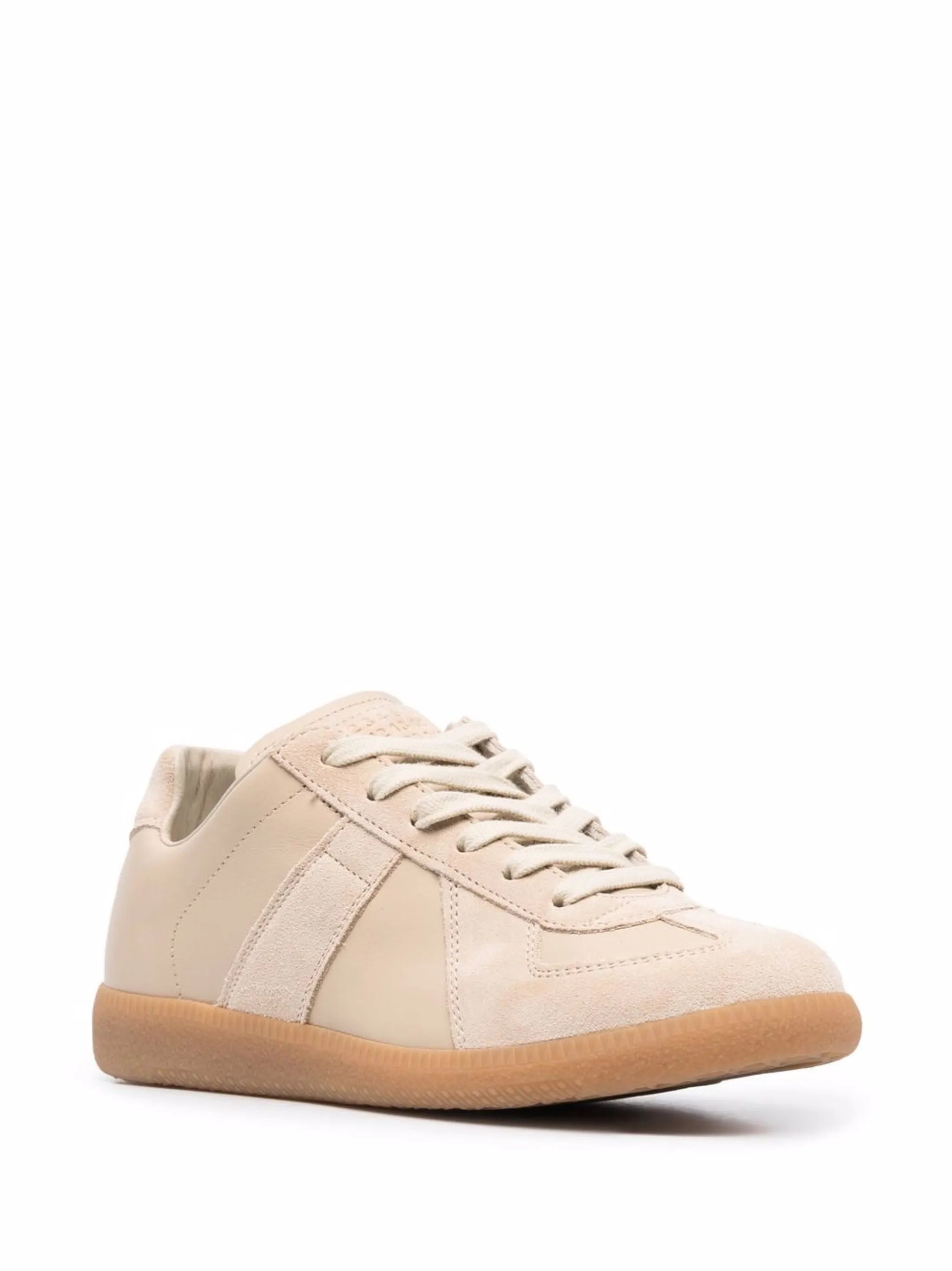 Replica low-top leather sneakers