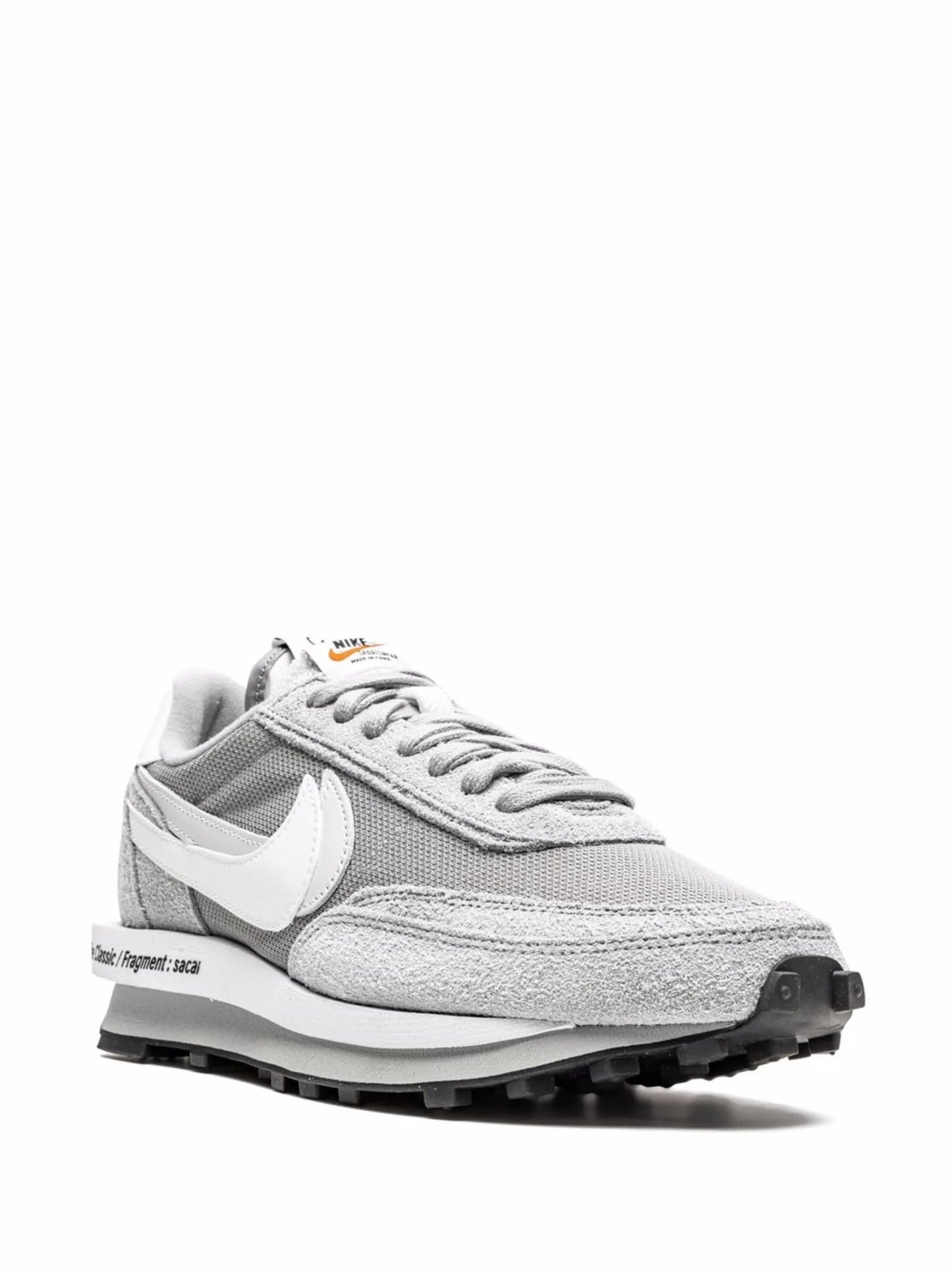 x sacai x Fragments LDWaffle "Grey" sneakers