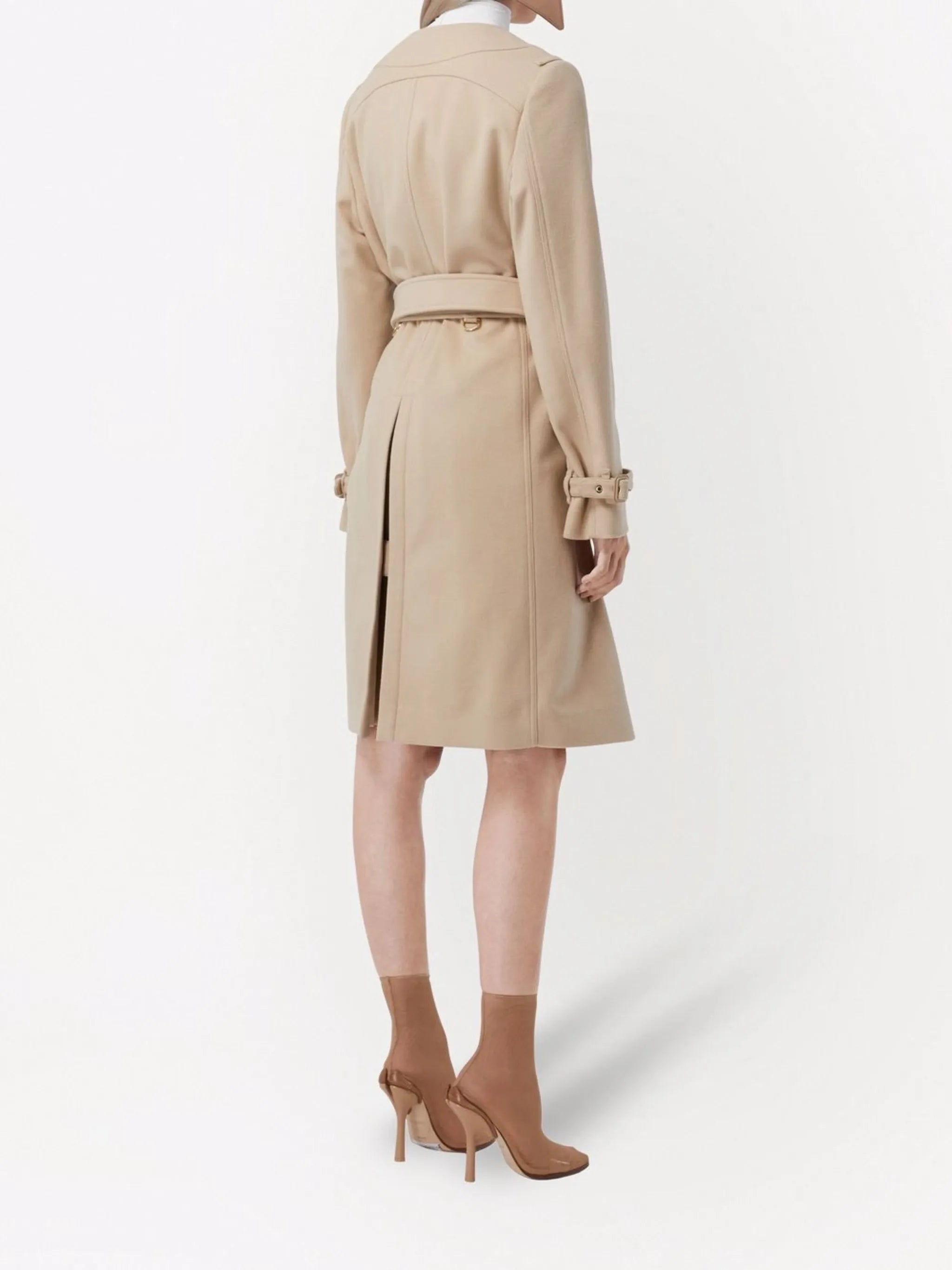 double-breasted trench coat