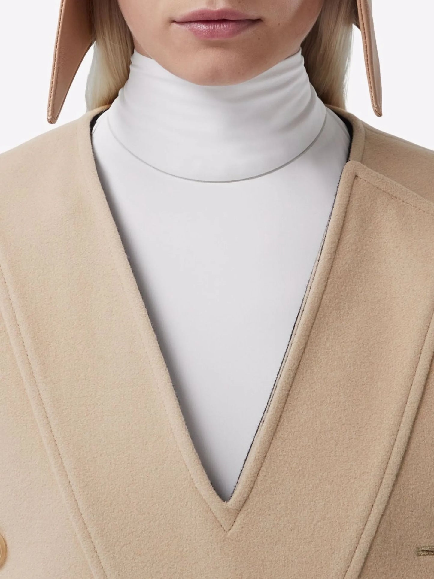 double-breasted trench coat