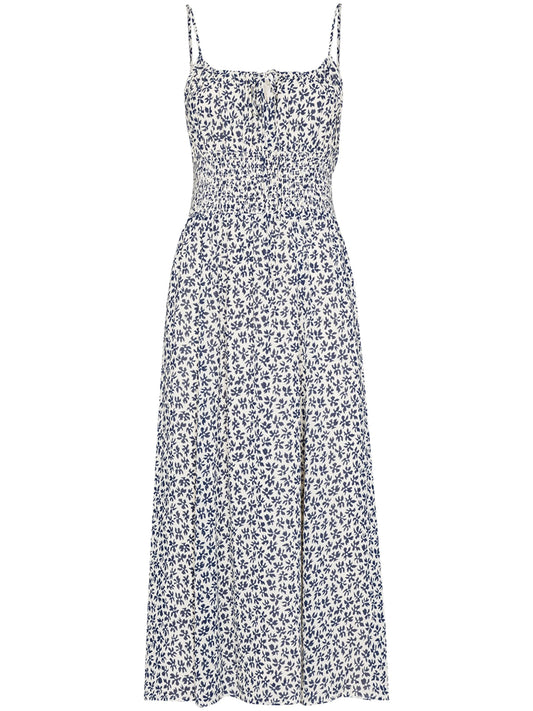 Bran floral print midi dress