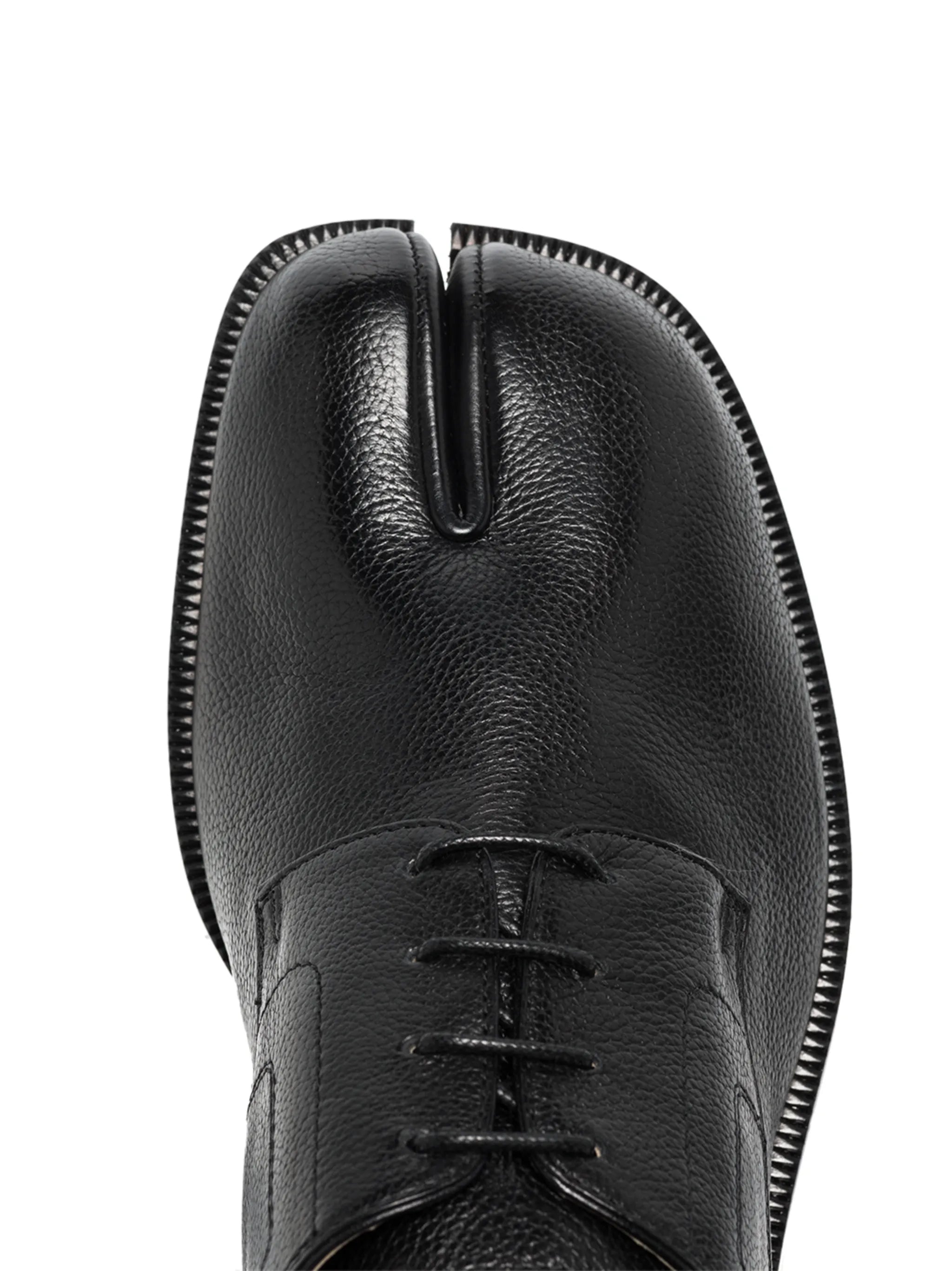 Tabi lace-up leather brogues