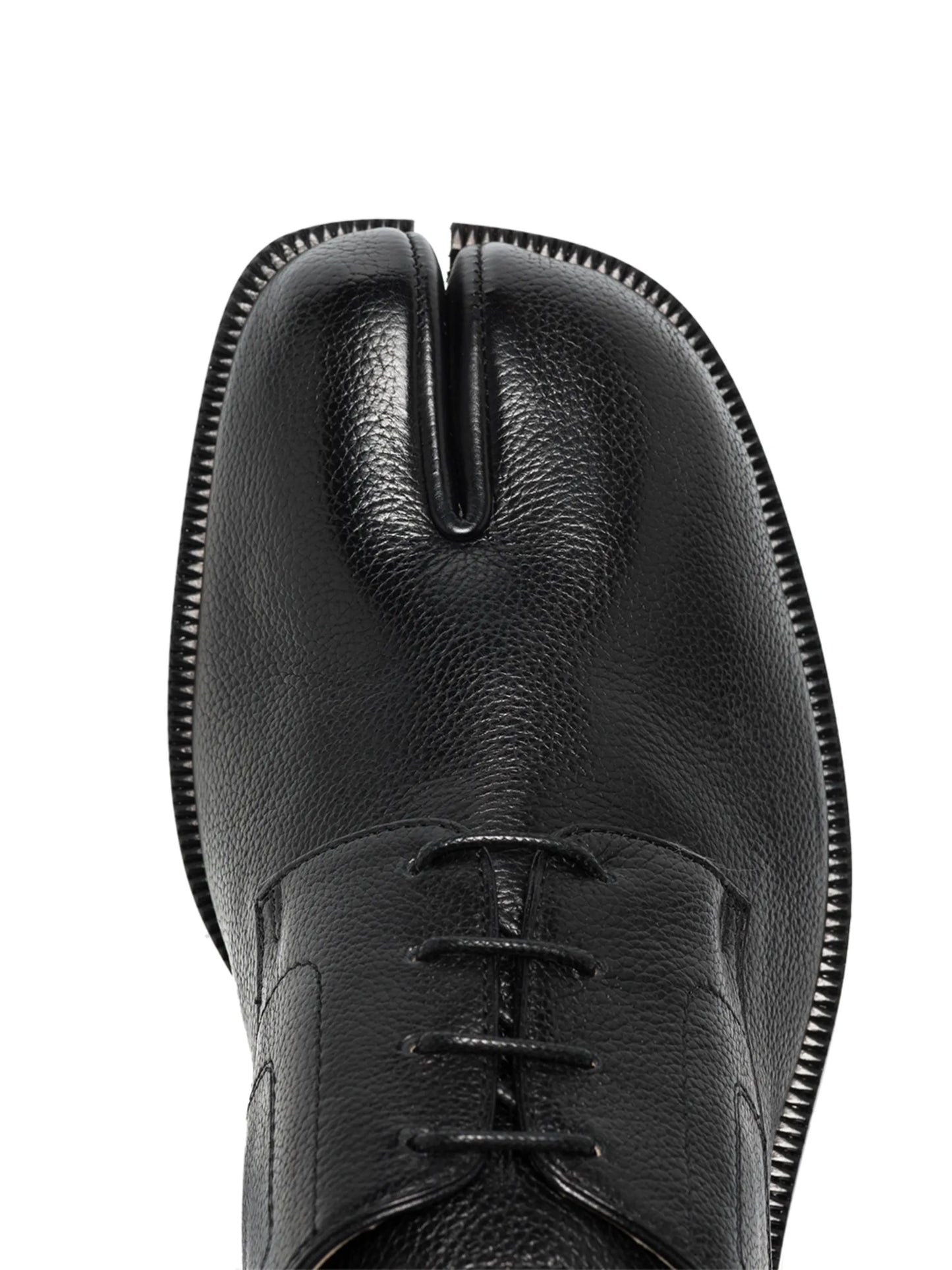 Tabi lace-up leather brogues