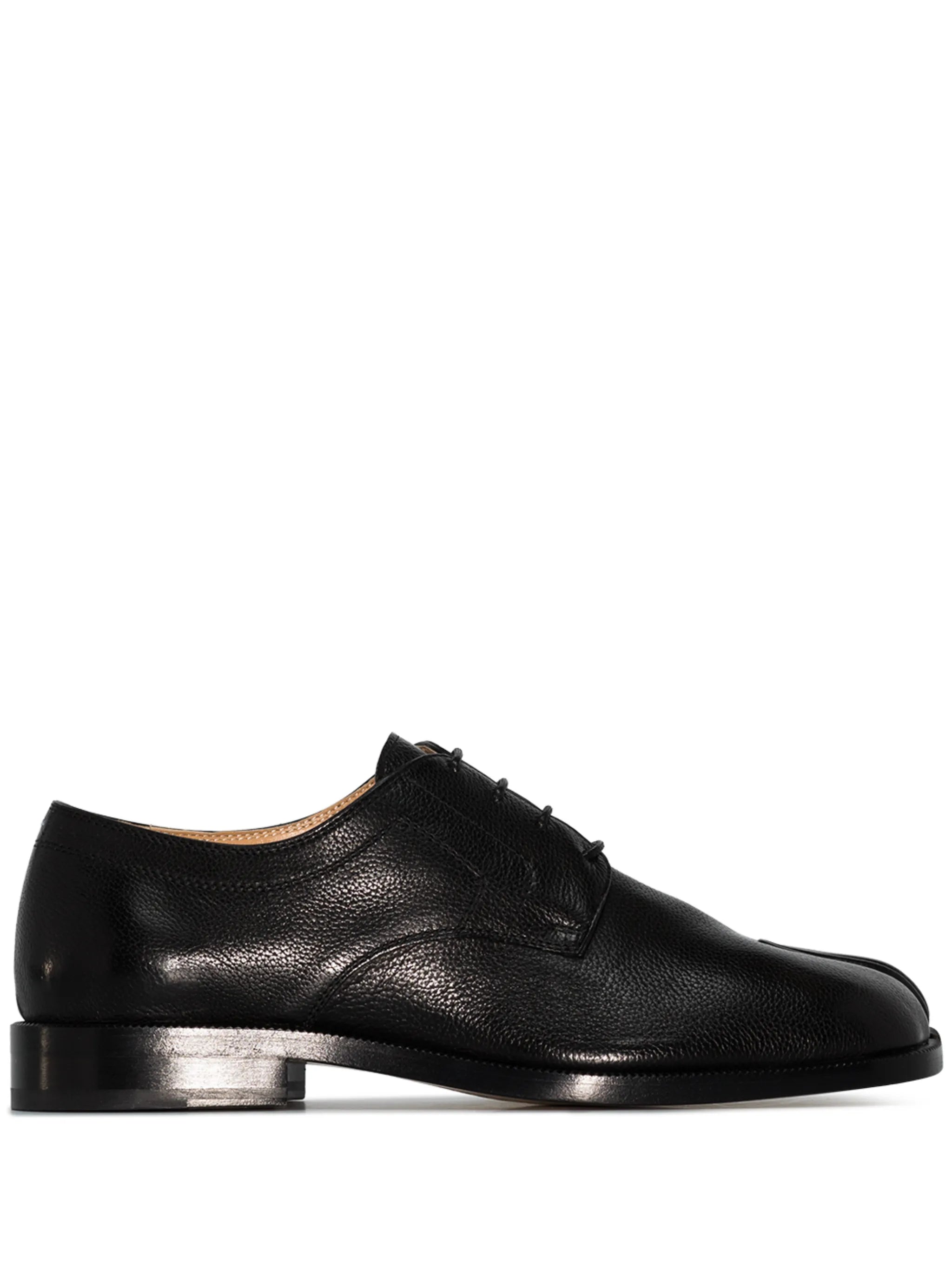 Tabi lace-up leather brogues