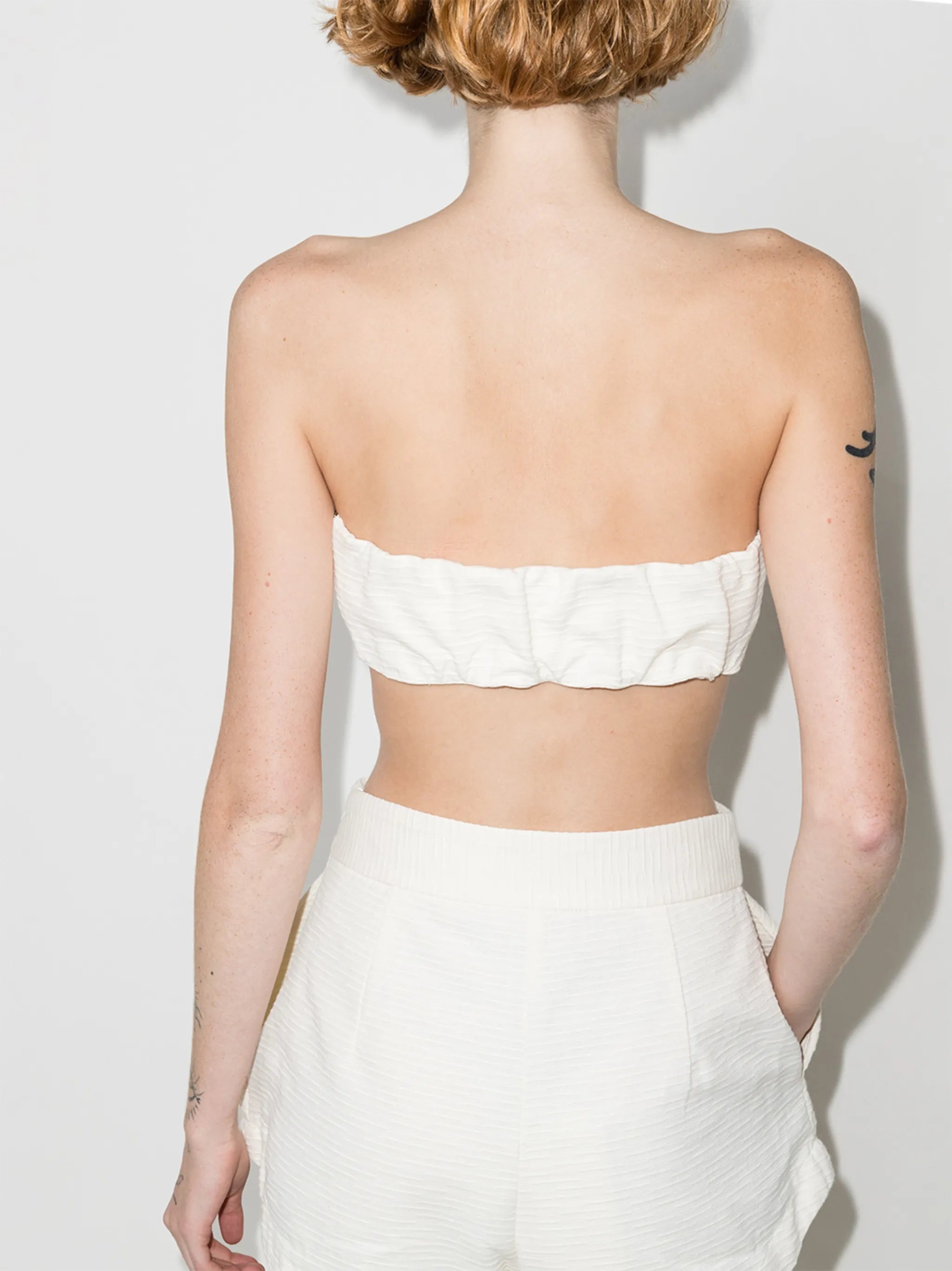 Montaigne knot-detail brallete top