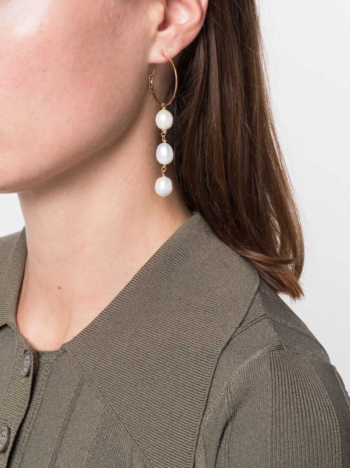 pearl drop earrings
