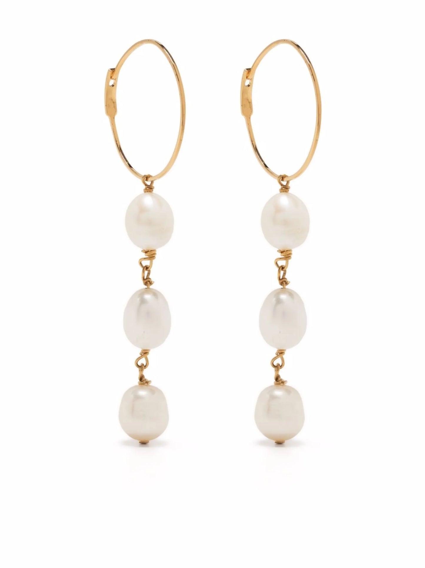 pearl drop earrings