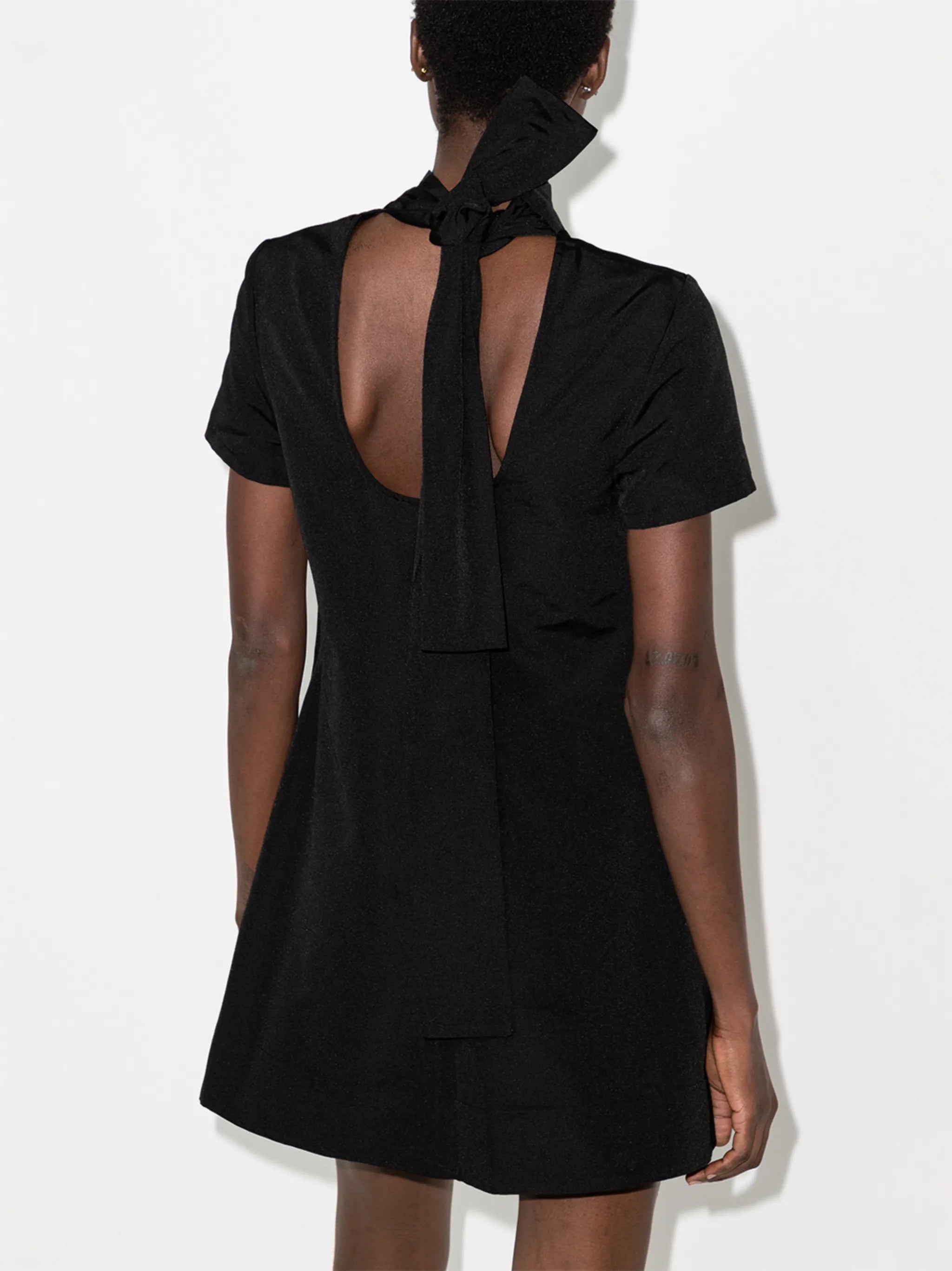Ilana bow-detail minidress