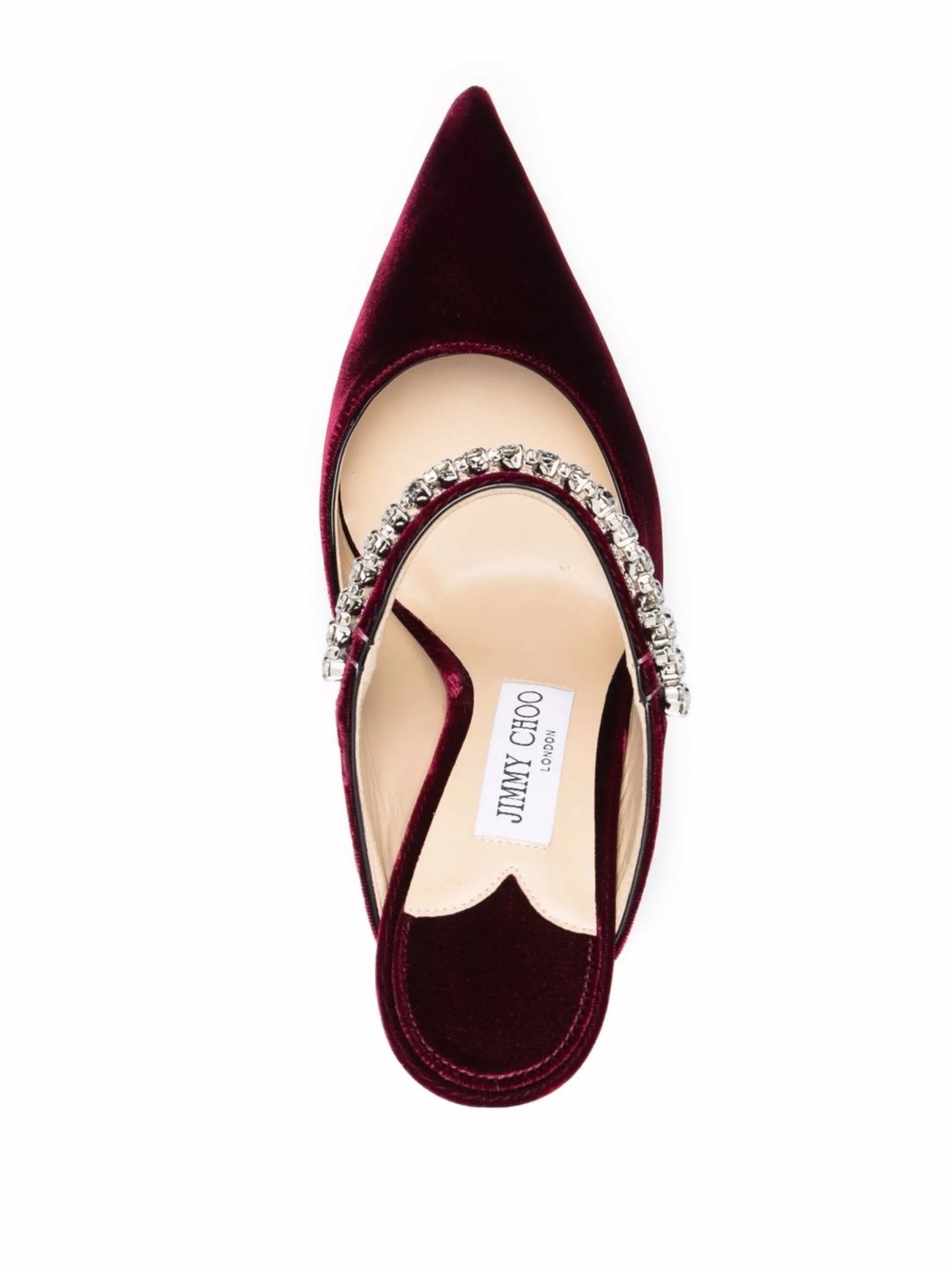 Bing 100 crystal-embellished heeled mules