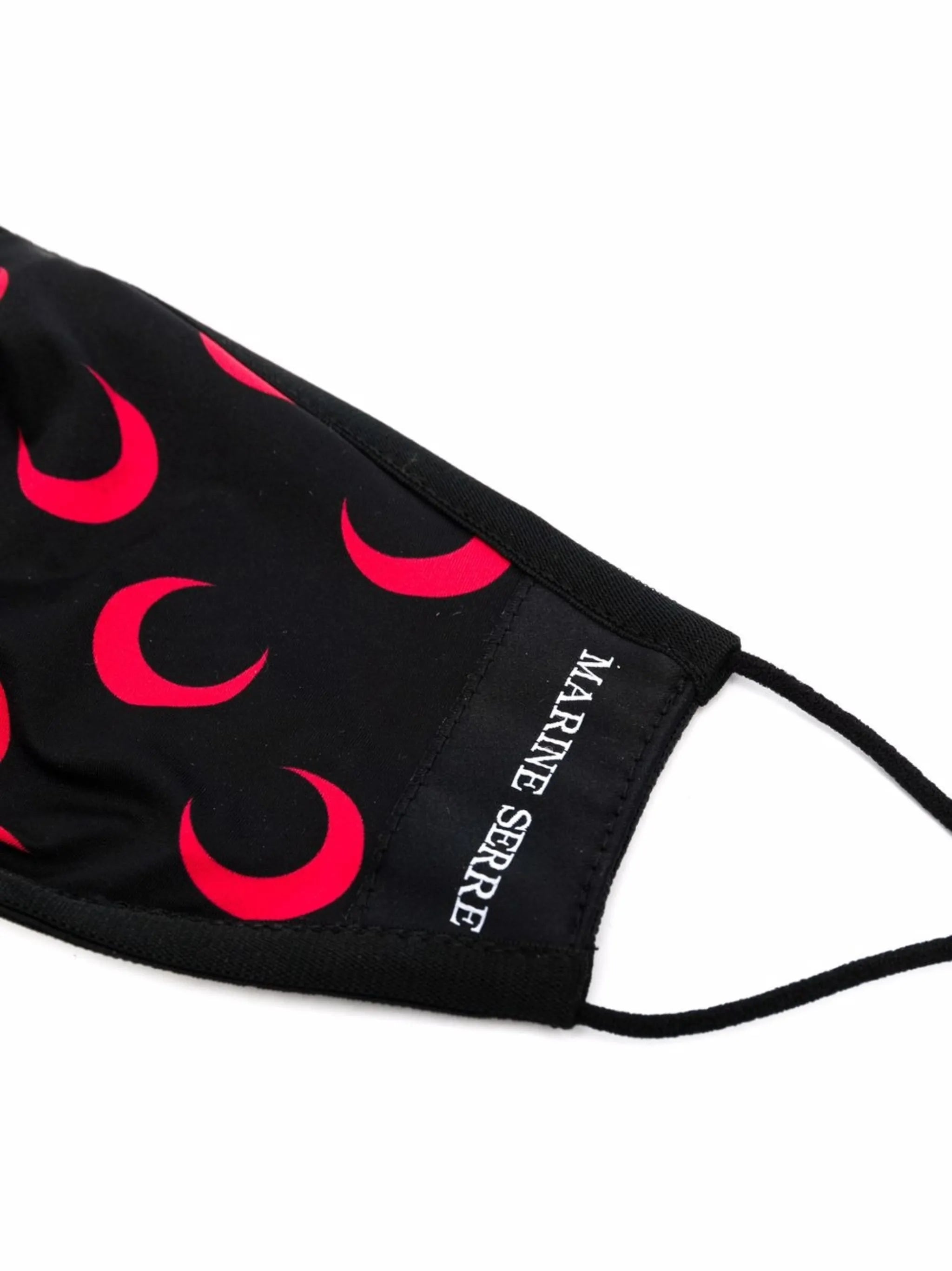 crescent moon-print face mask