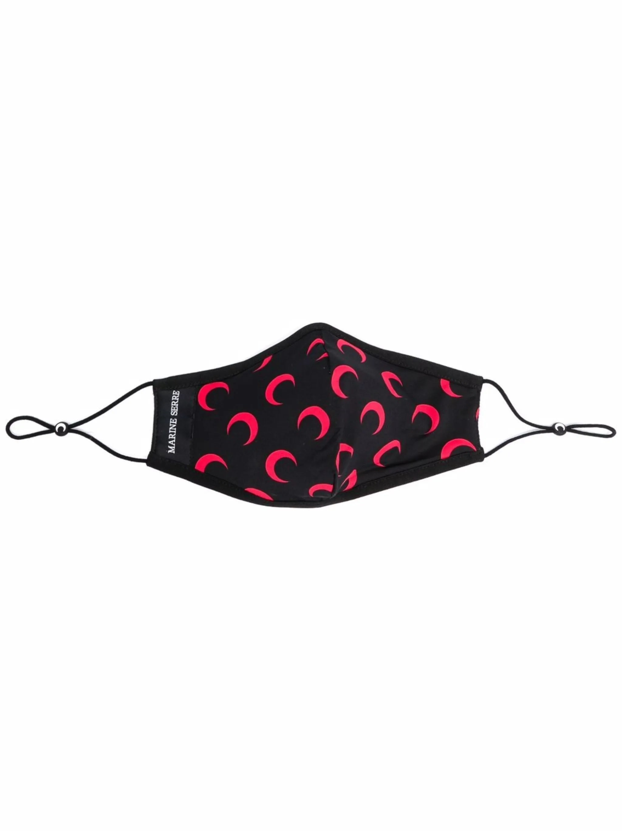crescent moon-print face mask