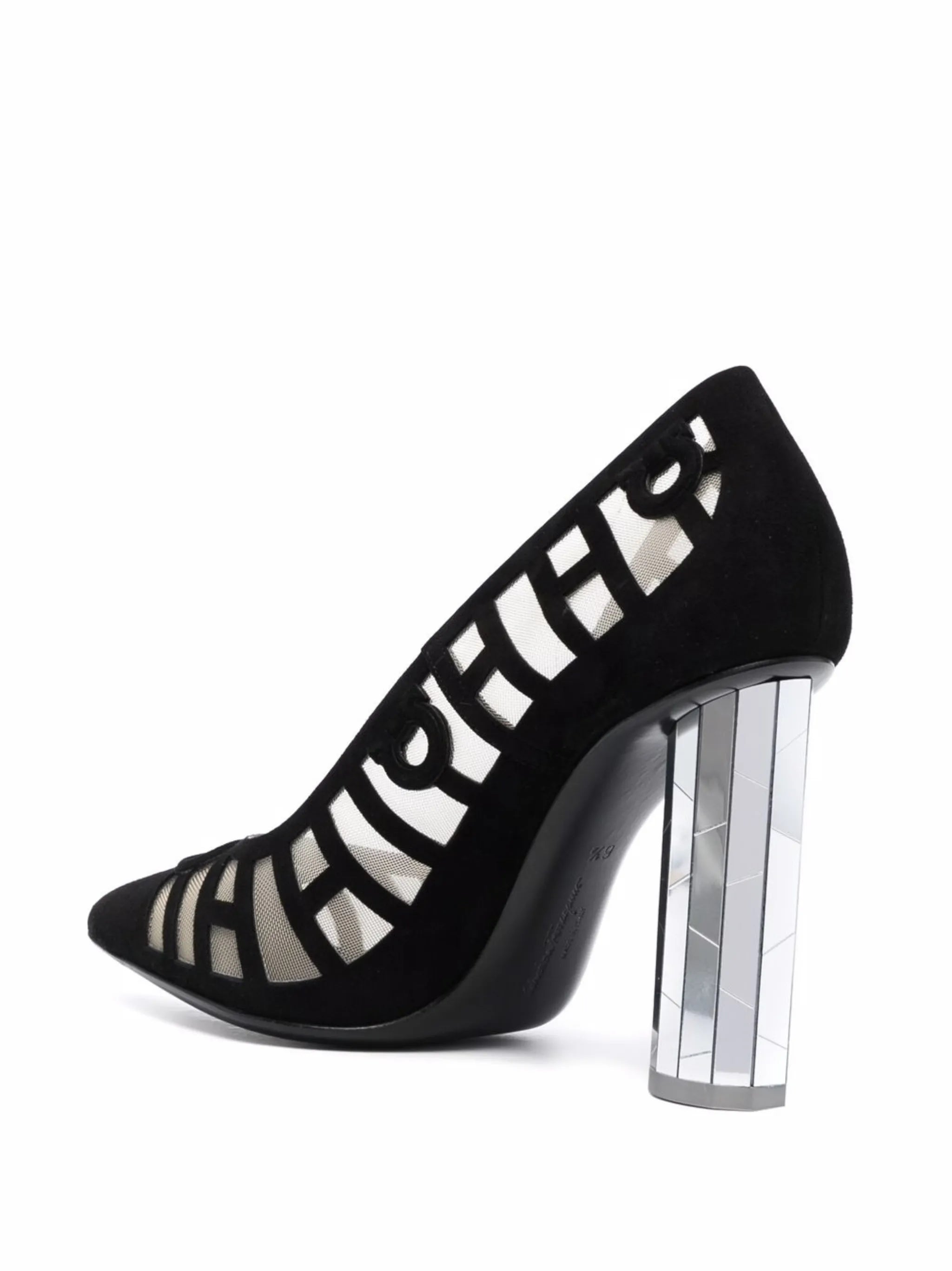 Mirrored Heel pumps