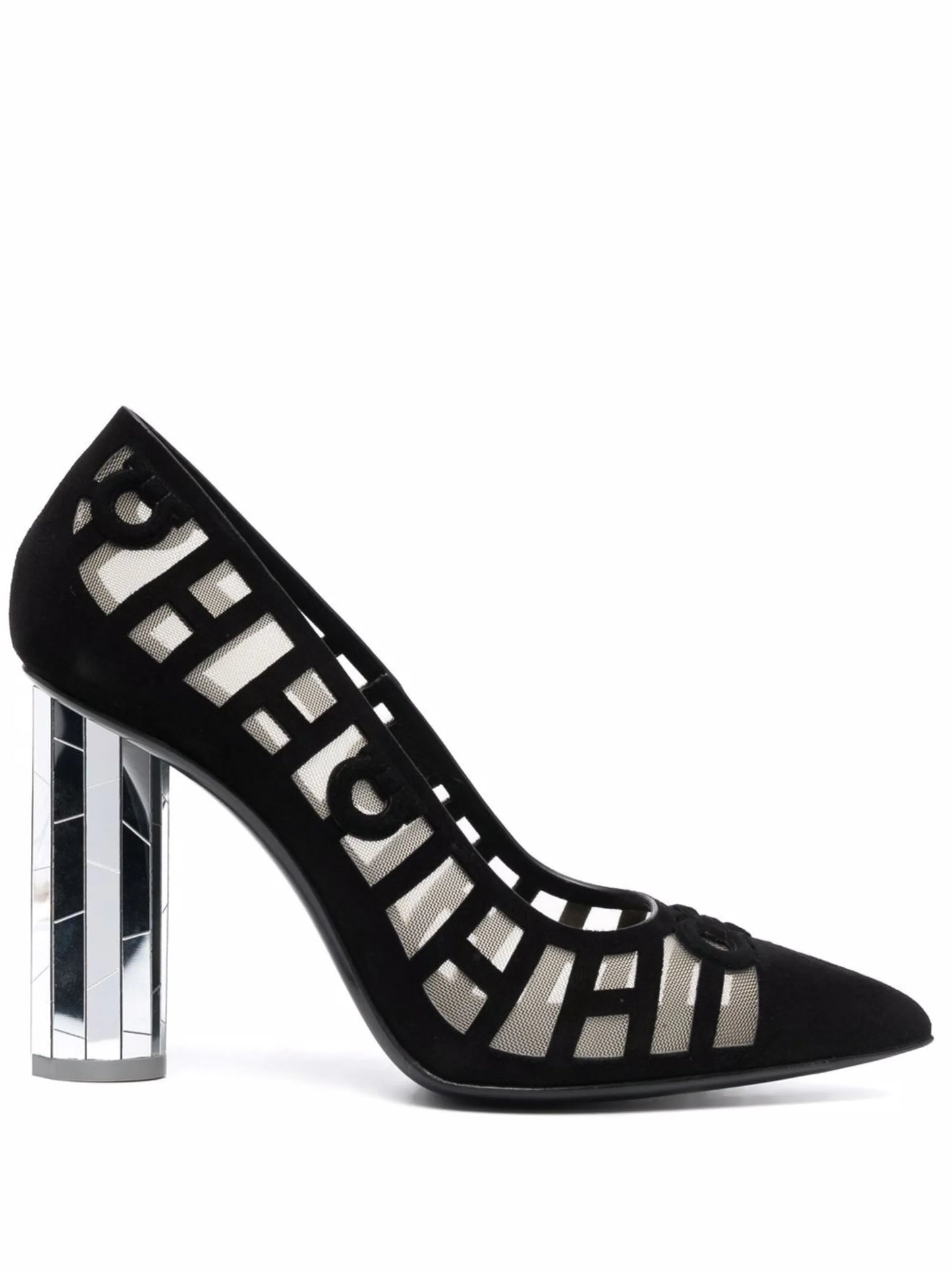 Mirrored Heel pumps