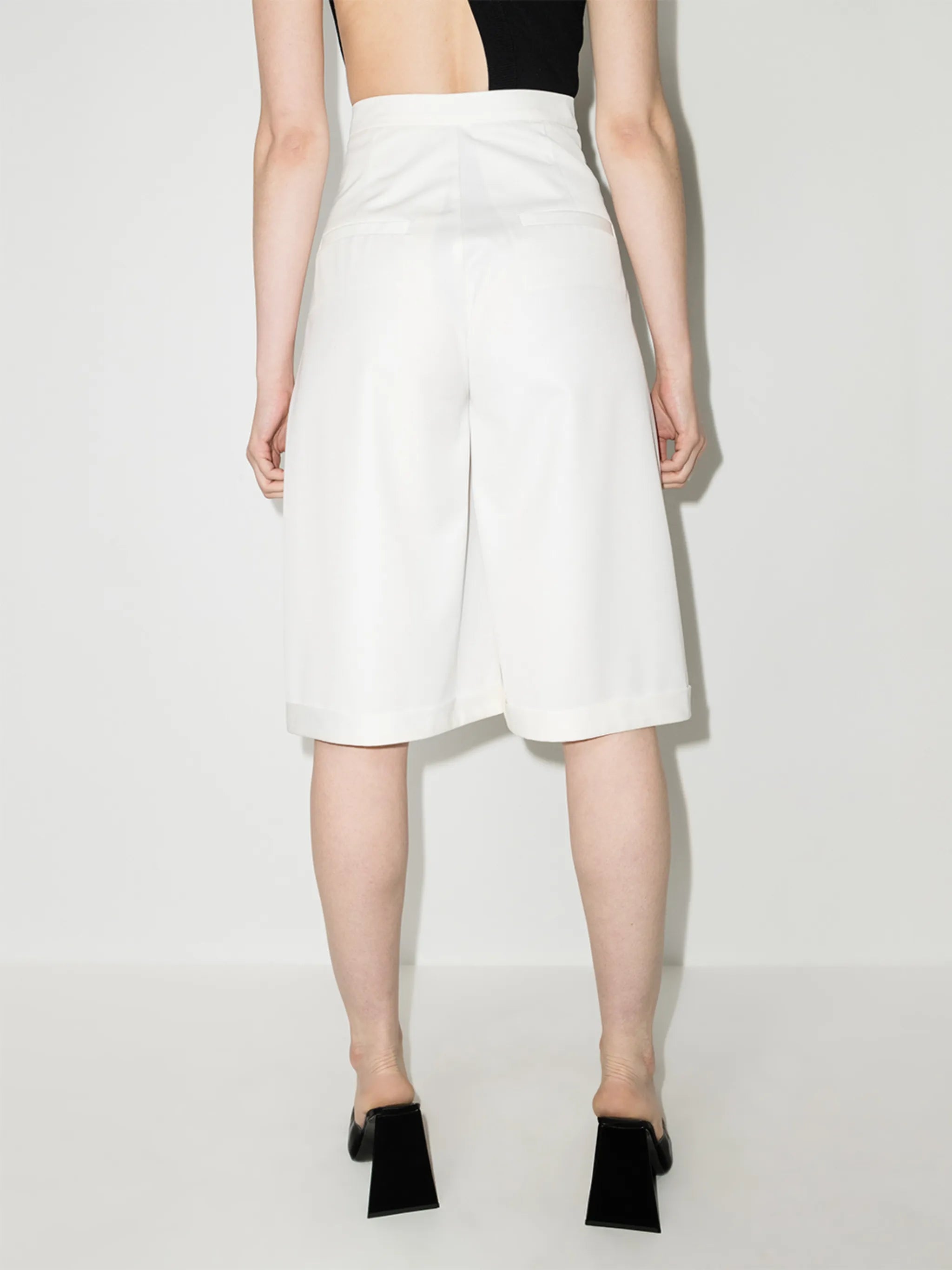 wool bermuda shorts