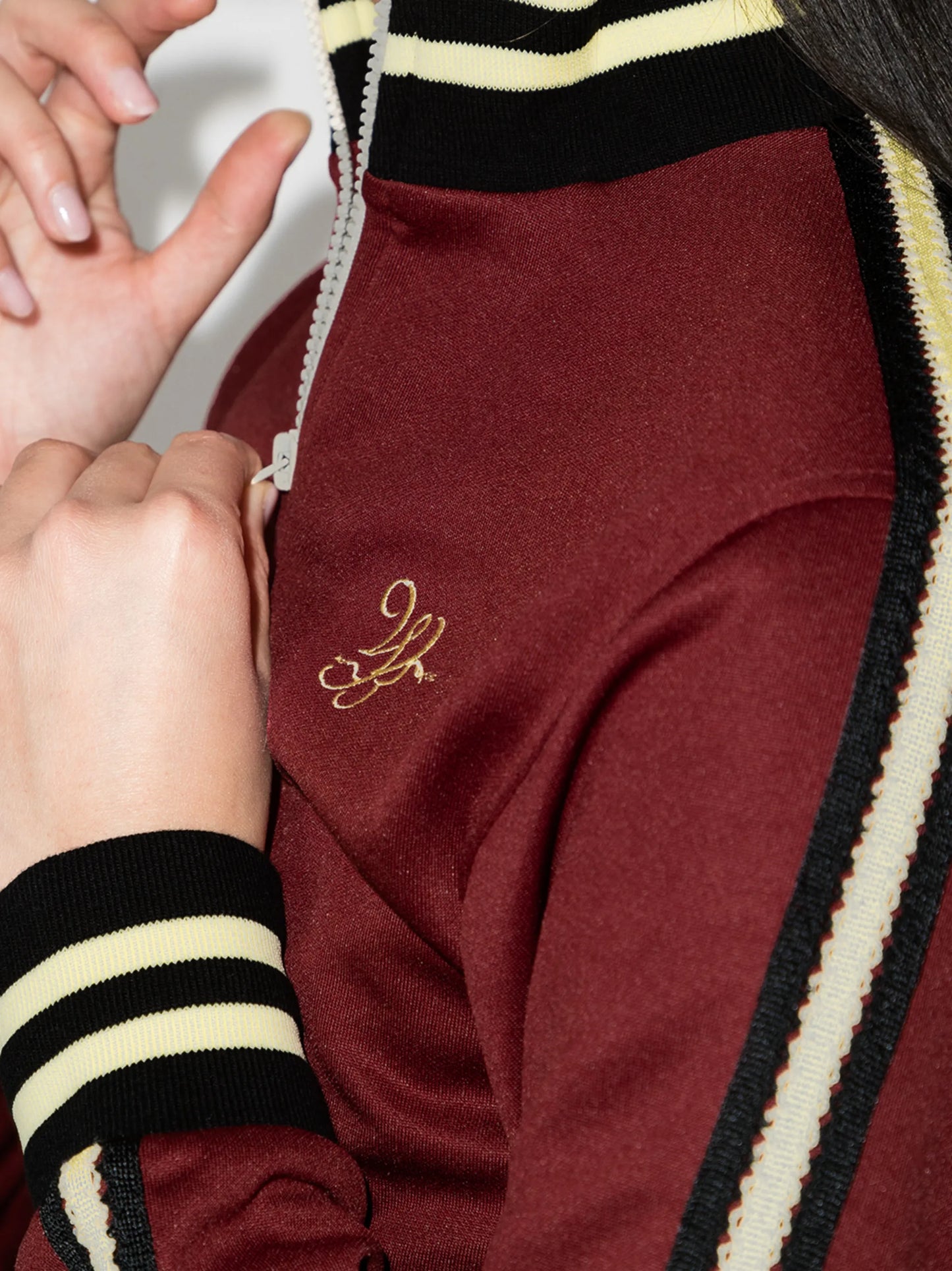 Studio stripe-detail track jacket