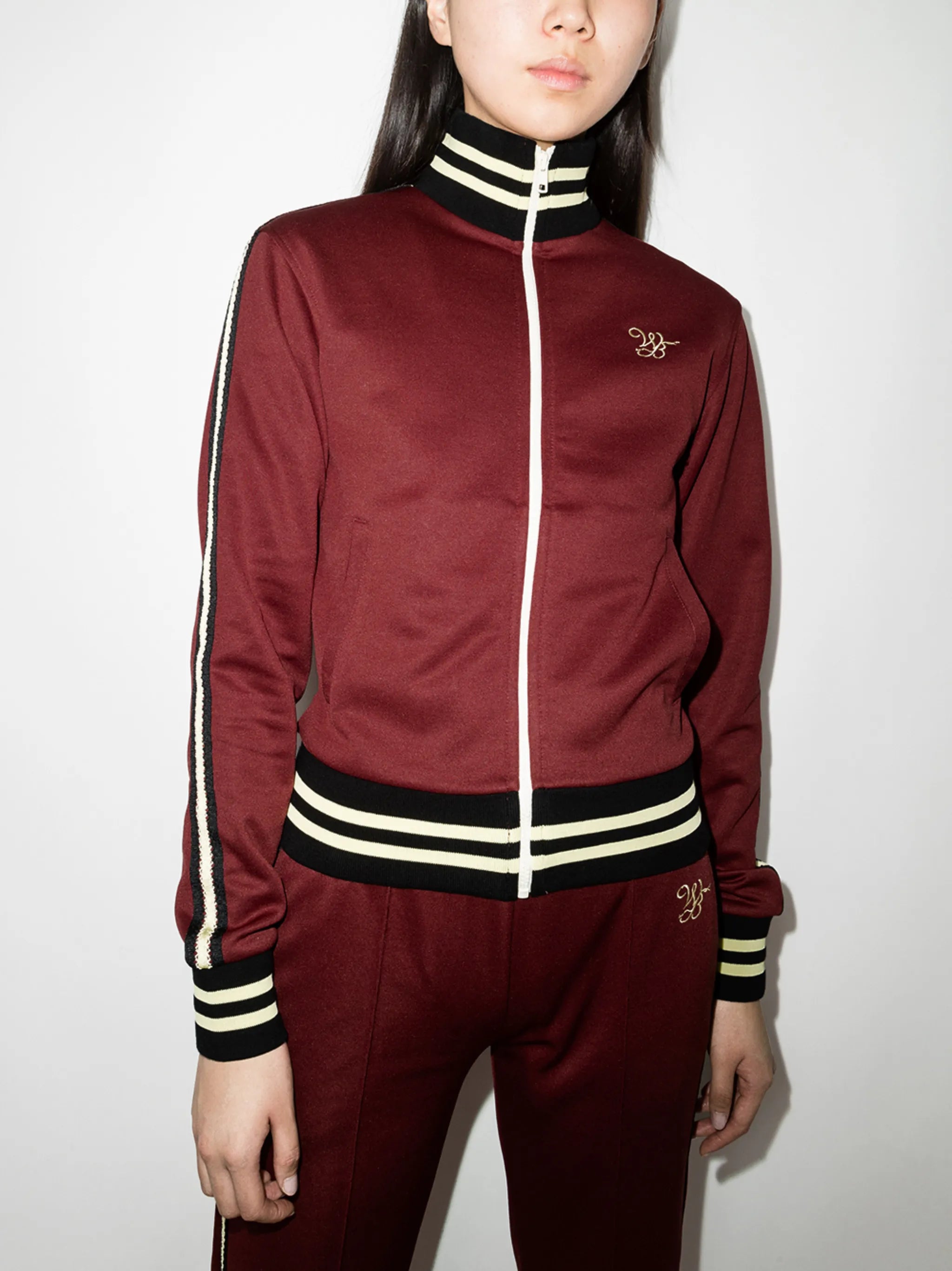 Studio stripe-detail track jacket